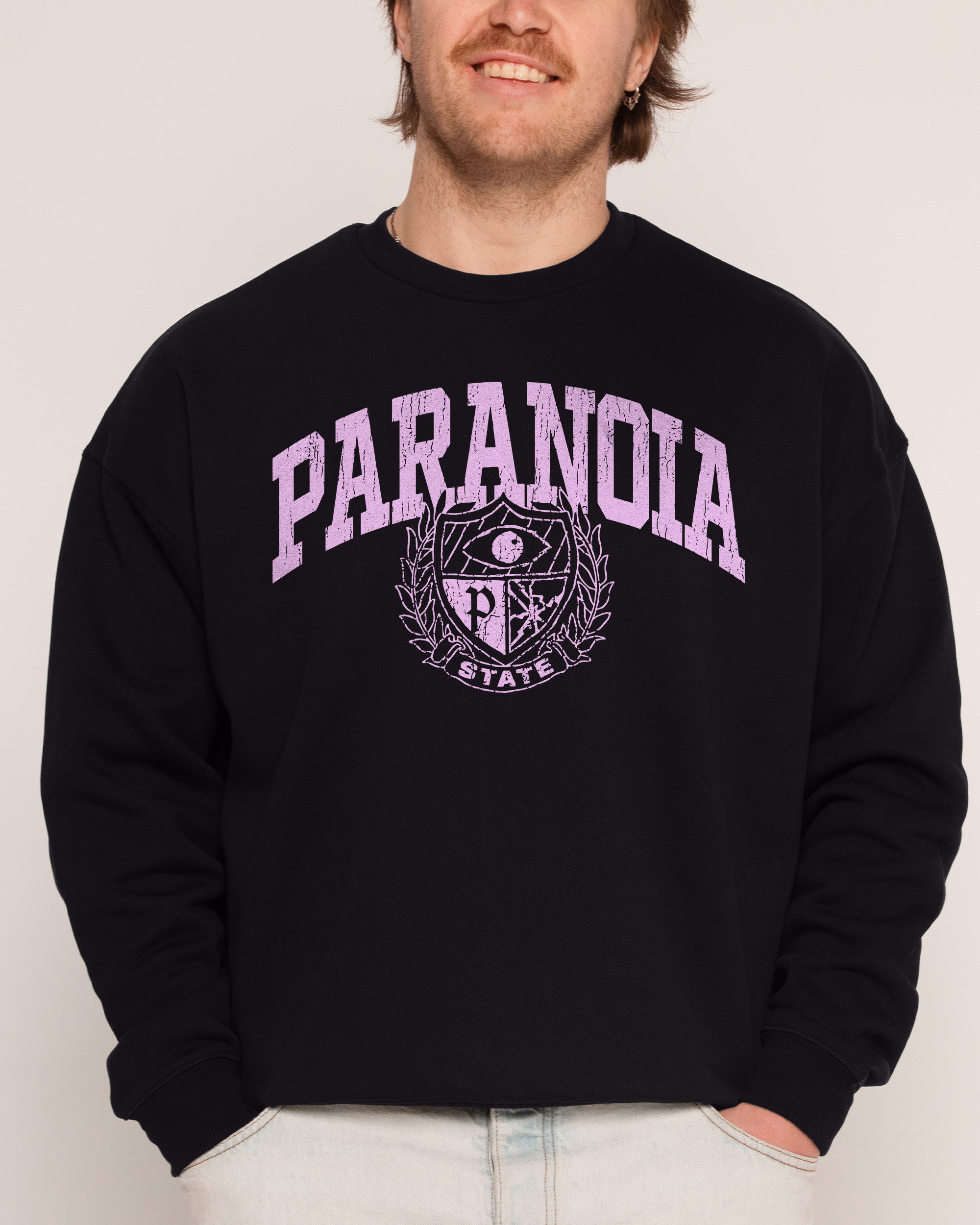 Paranoia State Black Sweatshirt