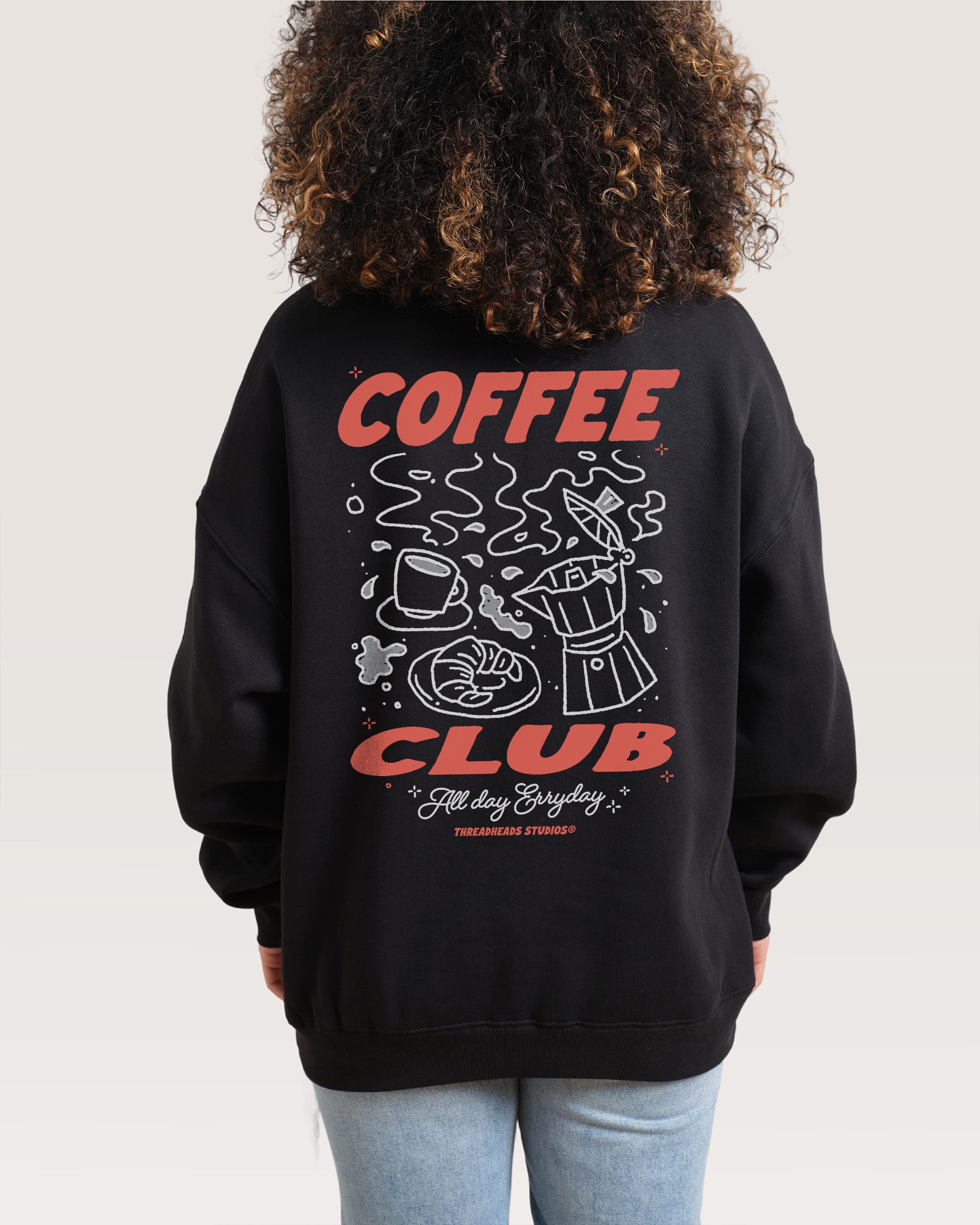 Coffee Club Black Sweatshirt