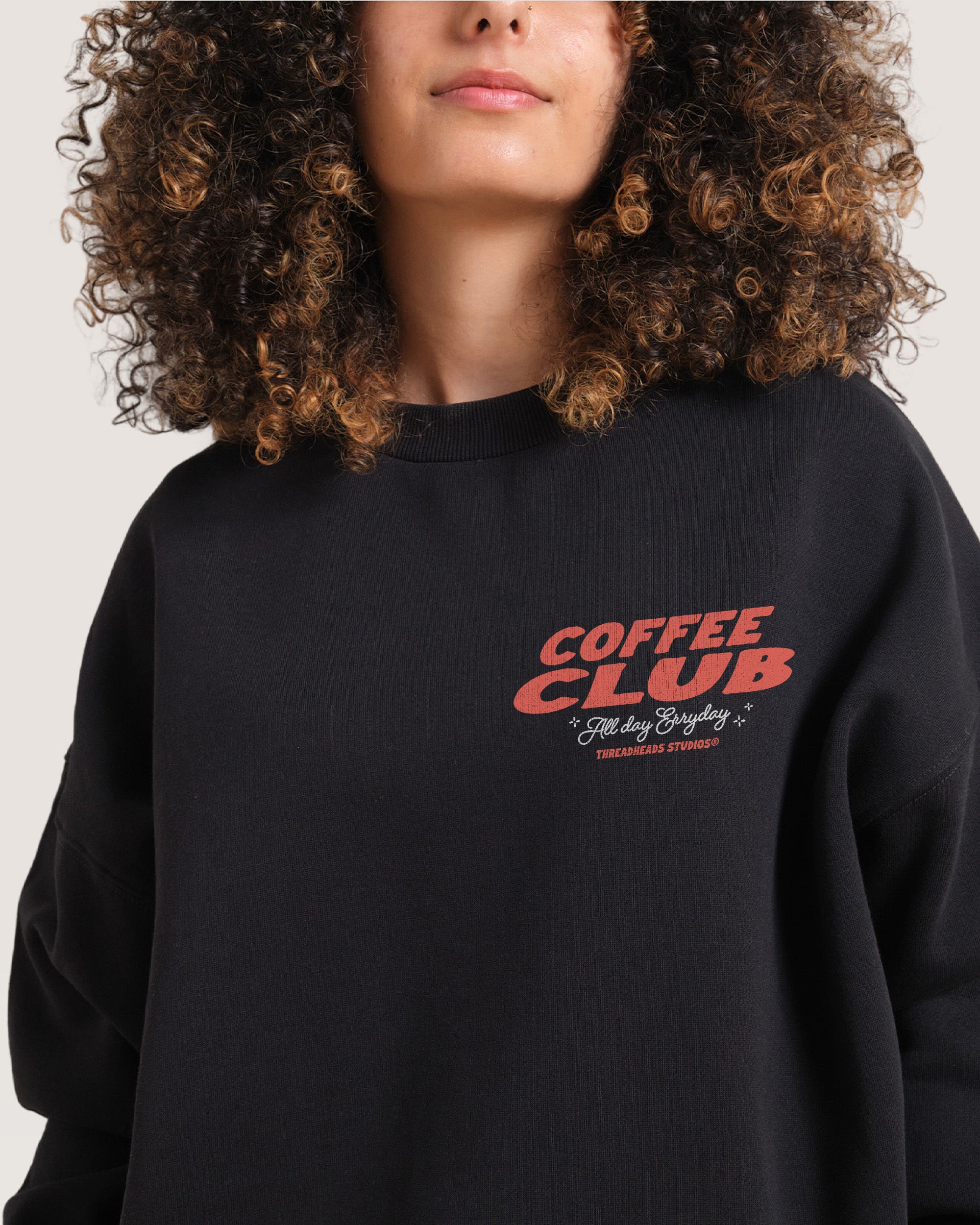 Coffee Club Black Sweatshirt