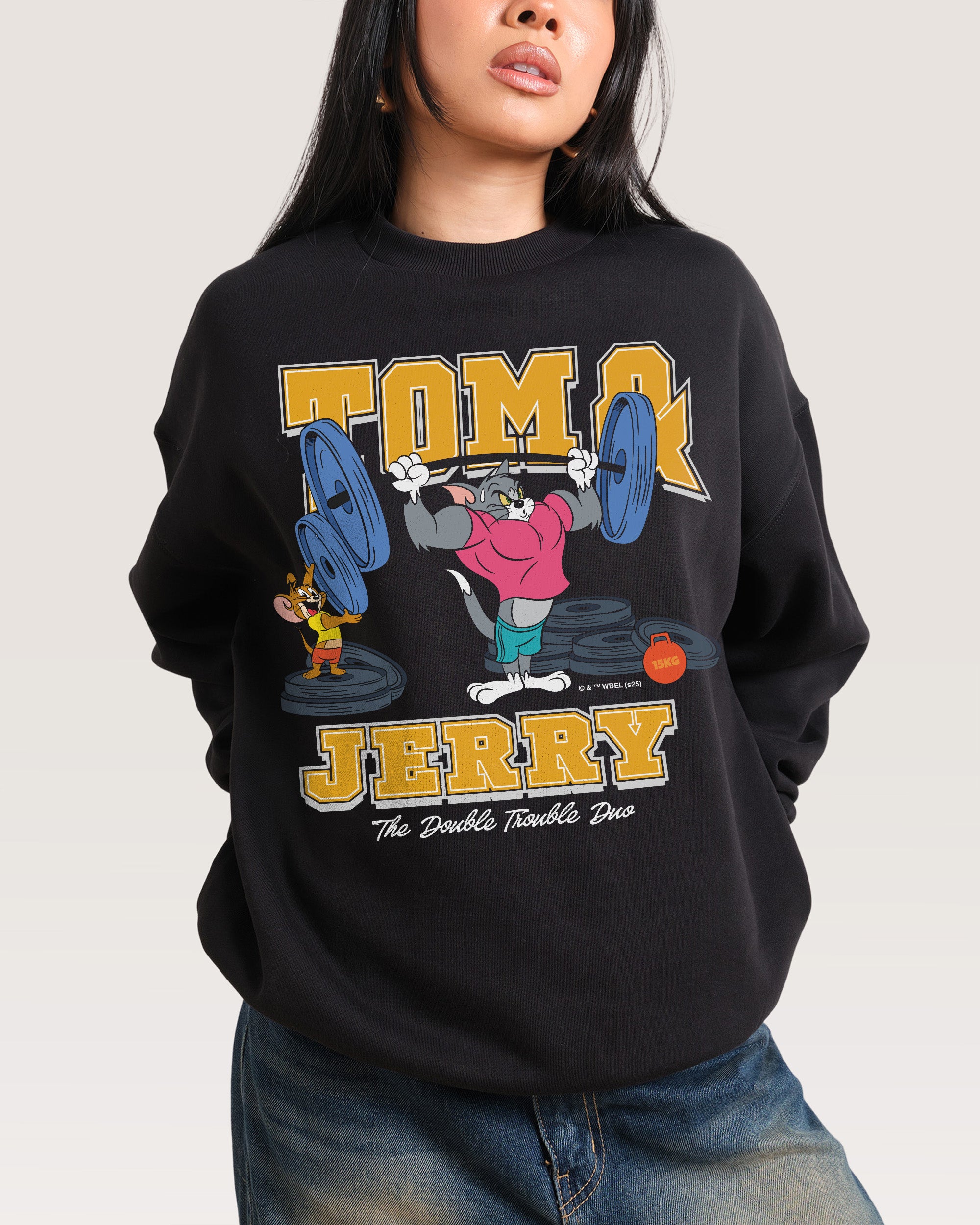 The Double Trouble Duo Black Sweatshirt