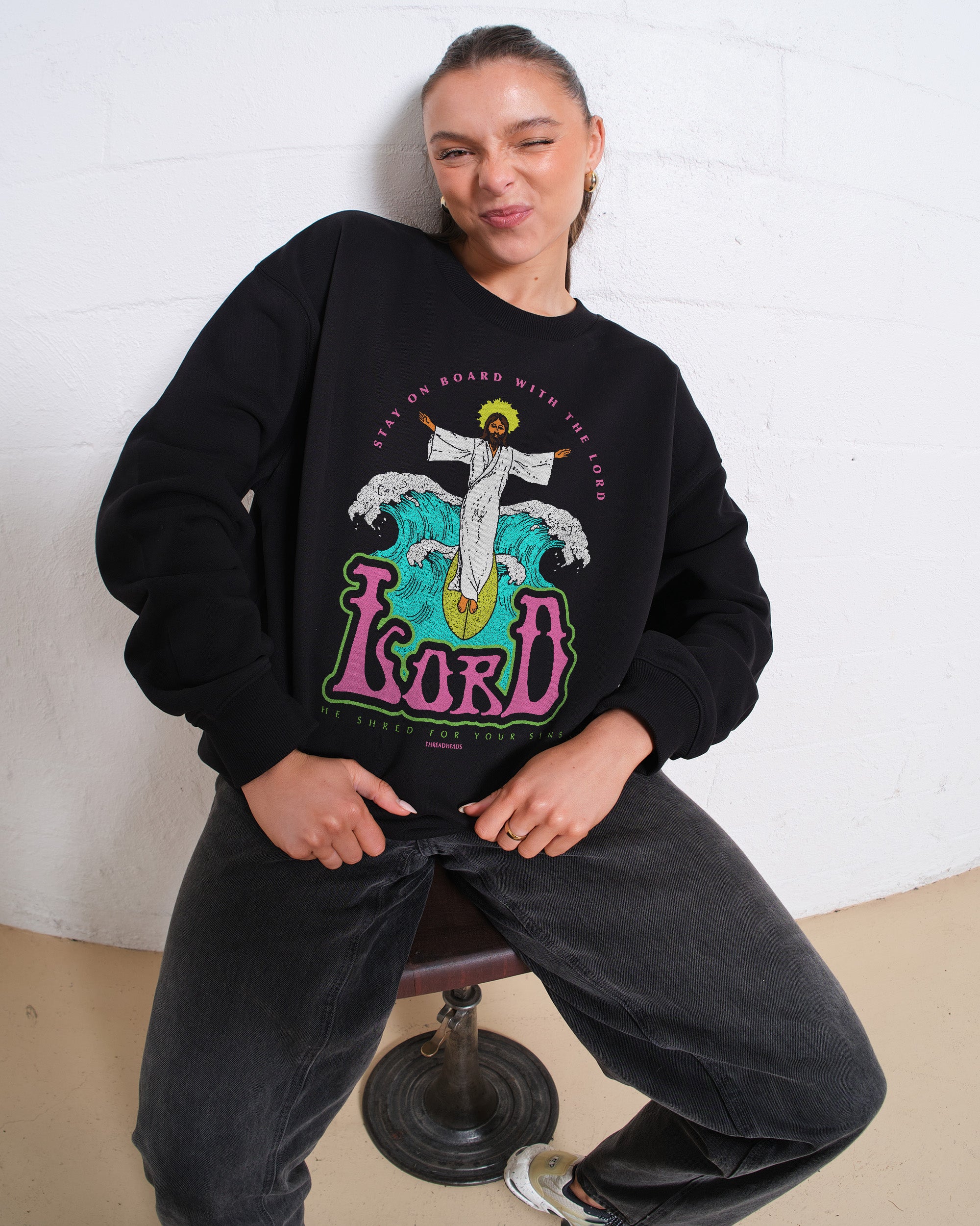 Stay On Board With The Lord Sweatshirt