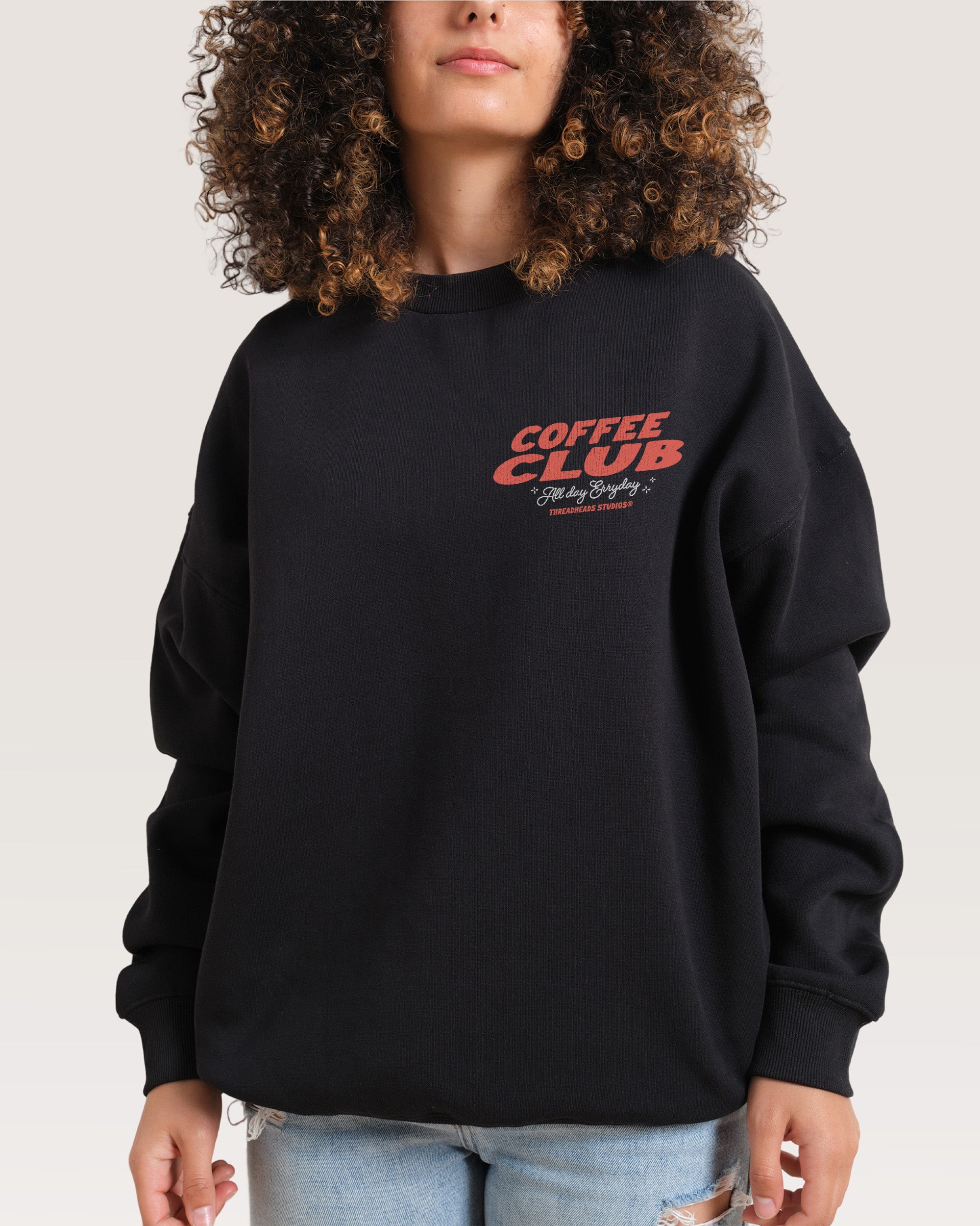 Coffee Club Black Sweatshirt