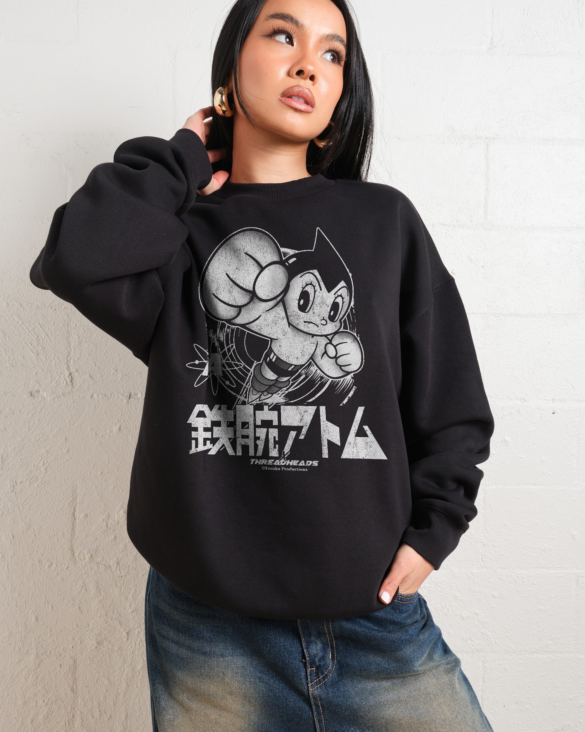 Astro Boy Black and White Sweatshirt Australia Online