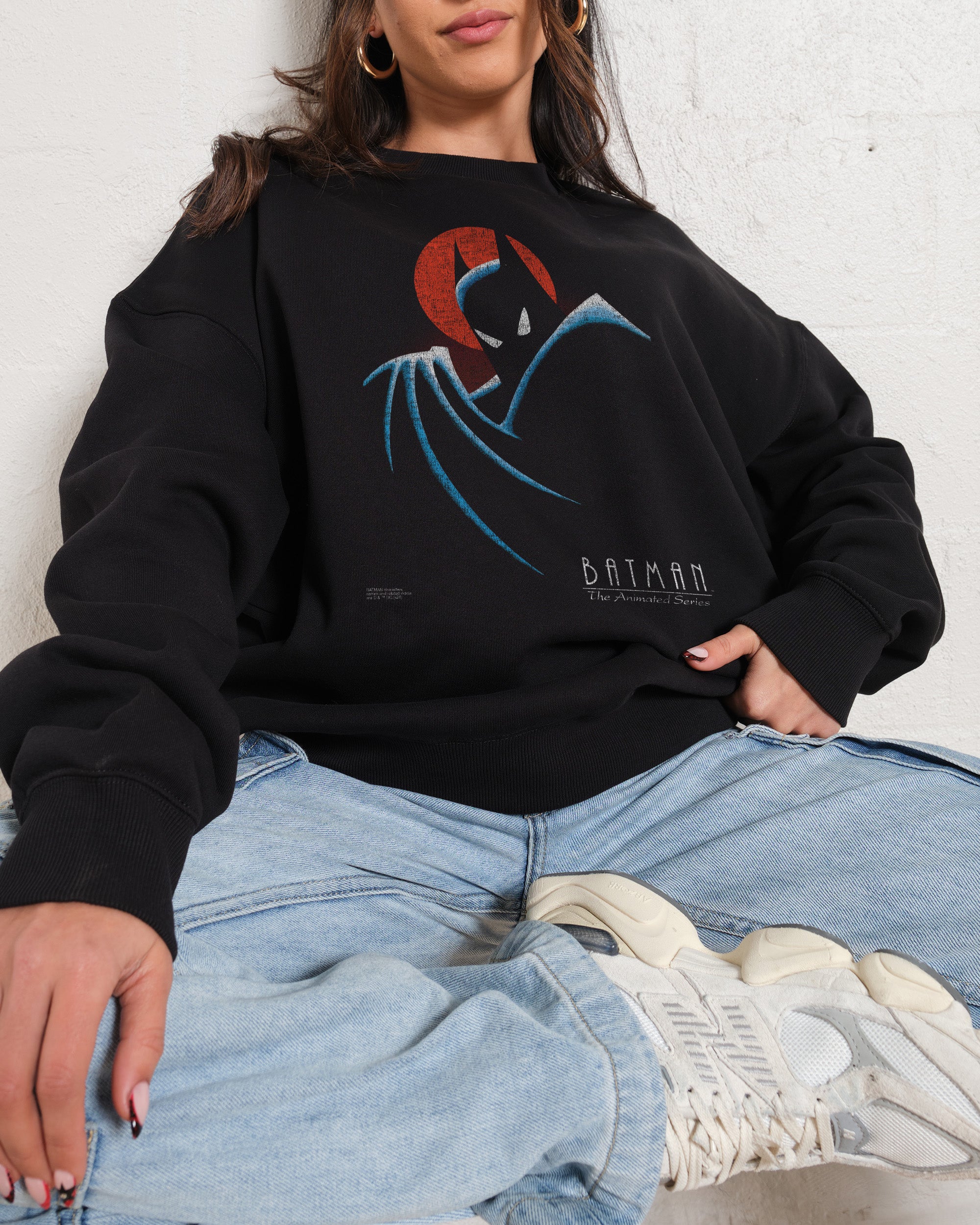 Batman The Animated Series Logo Sweatshirt Australia Online Threadheads