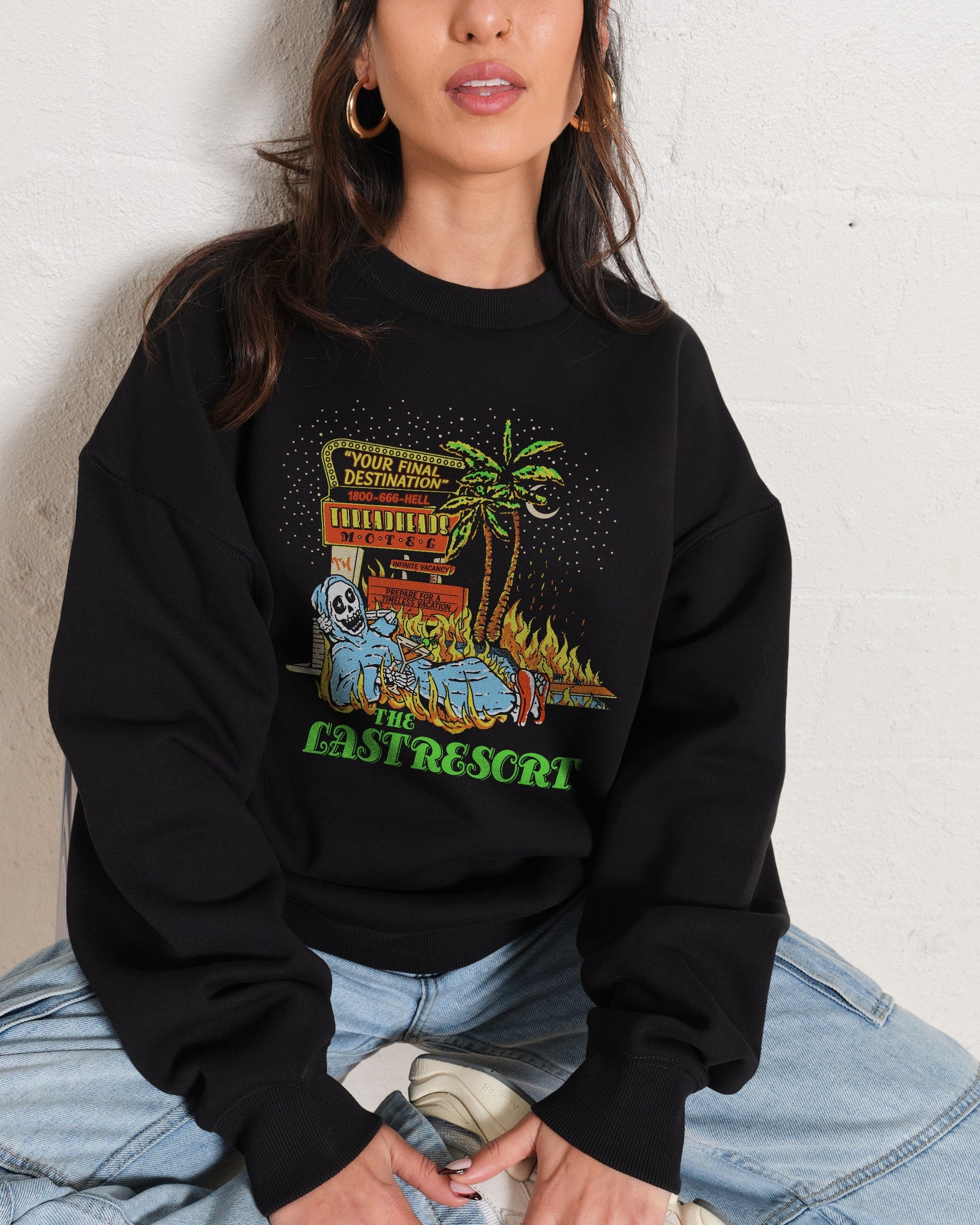 Last Resort Hotel Vacation Packages Sweatshirt Australia Online