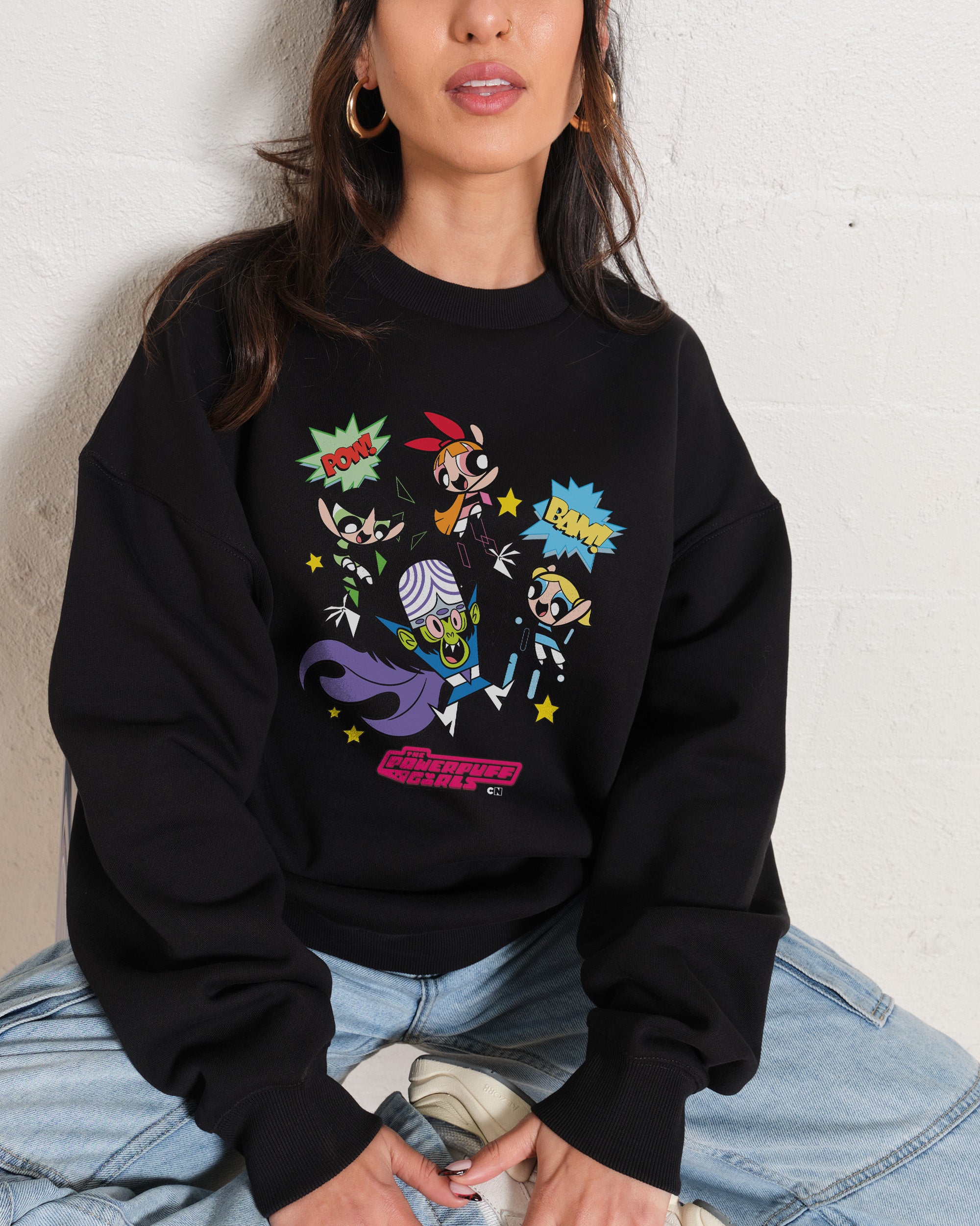 Powerpuff Pow Sweatshirt Official The Powerpuff Girls Merch UK