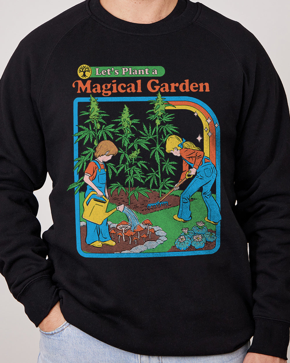 Magical Garden Sweater Australia Online #colour_black