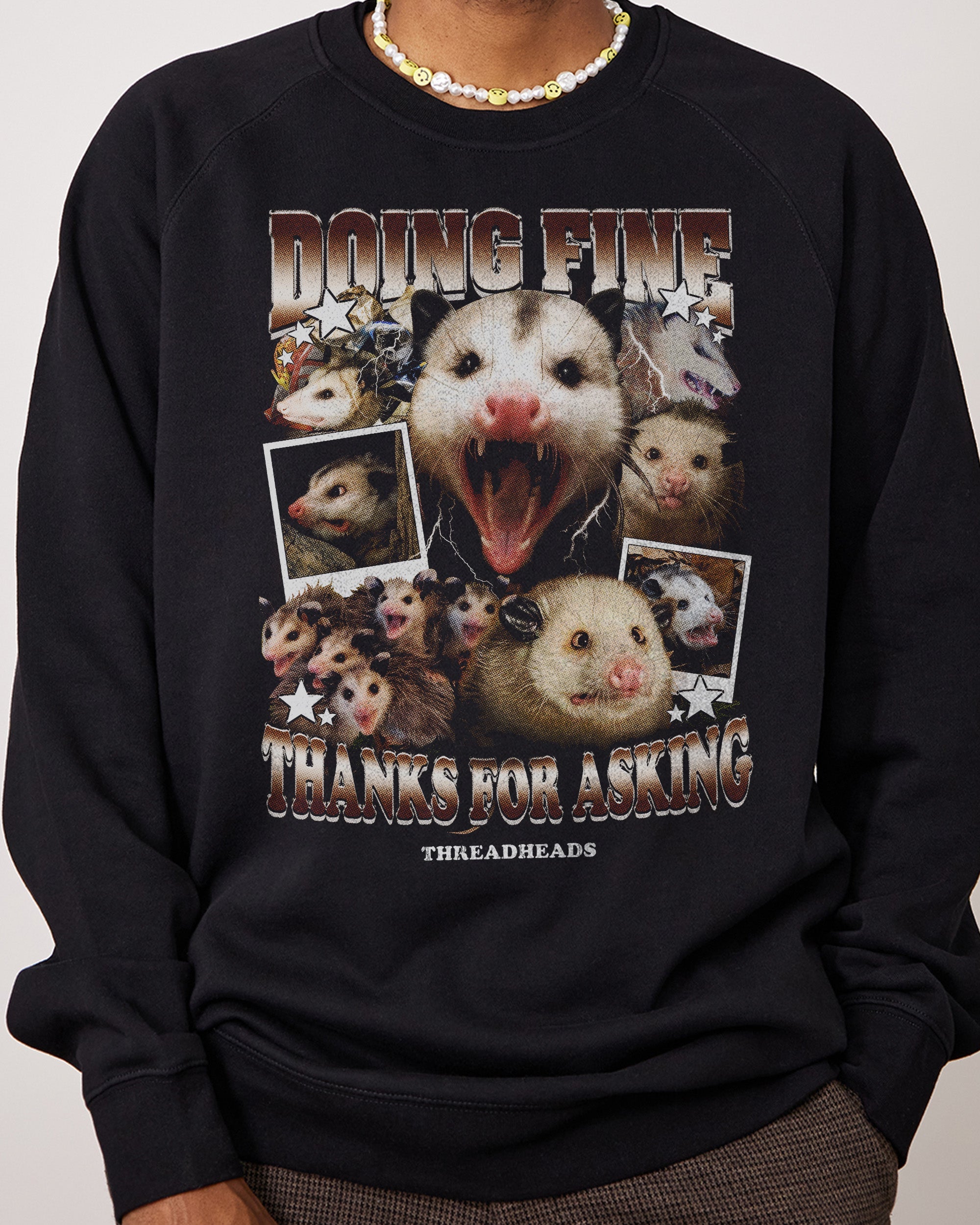 Doing Fine Opossum Jumper Australia Online Black
