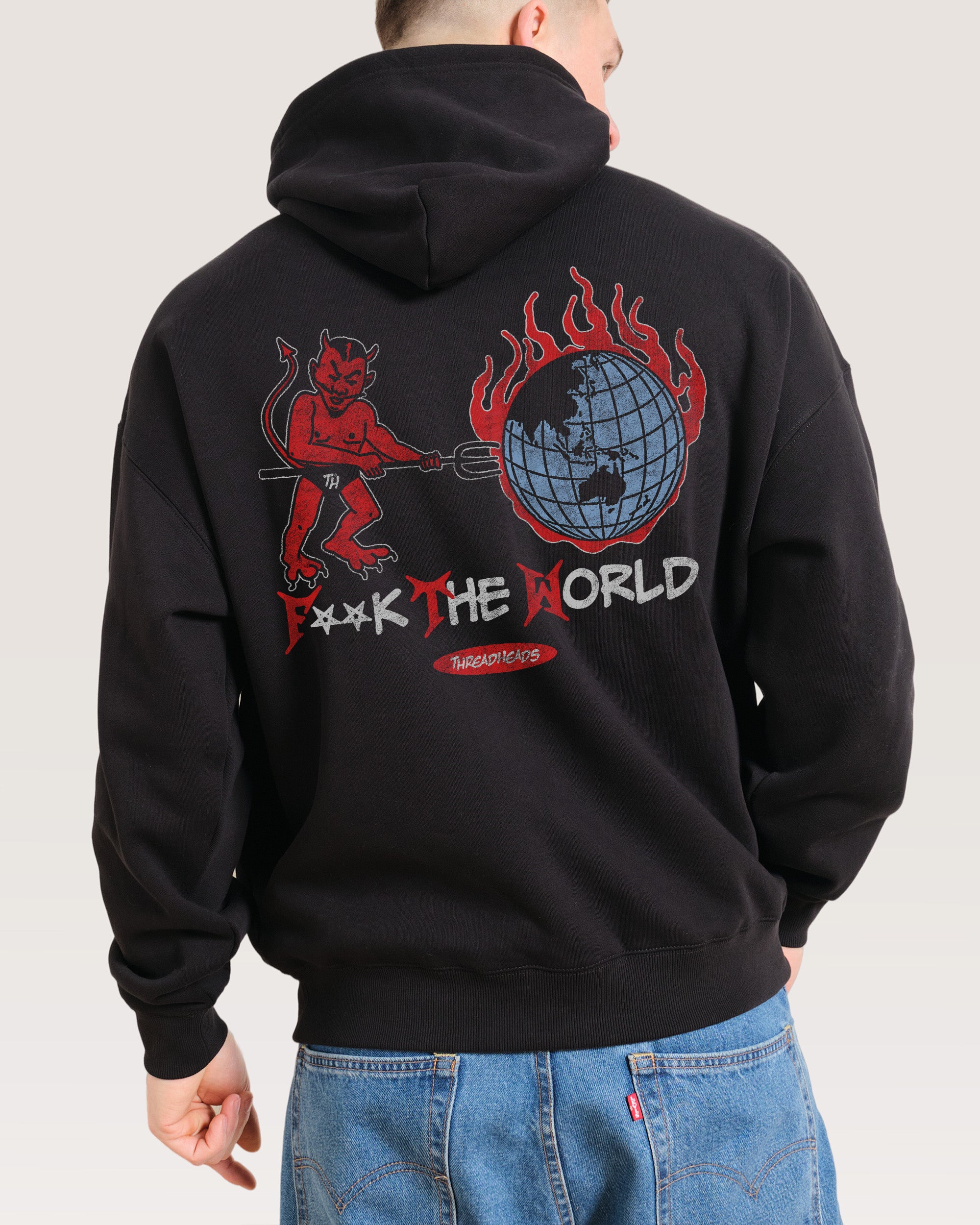 F**k The World Hoodie Threadheads Australia Online