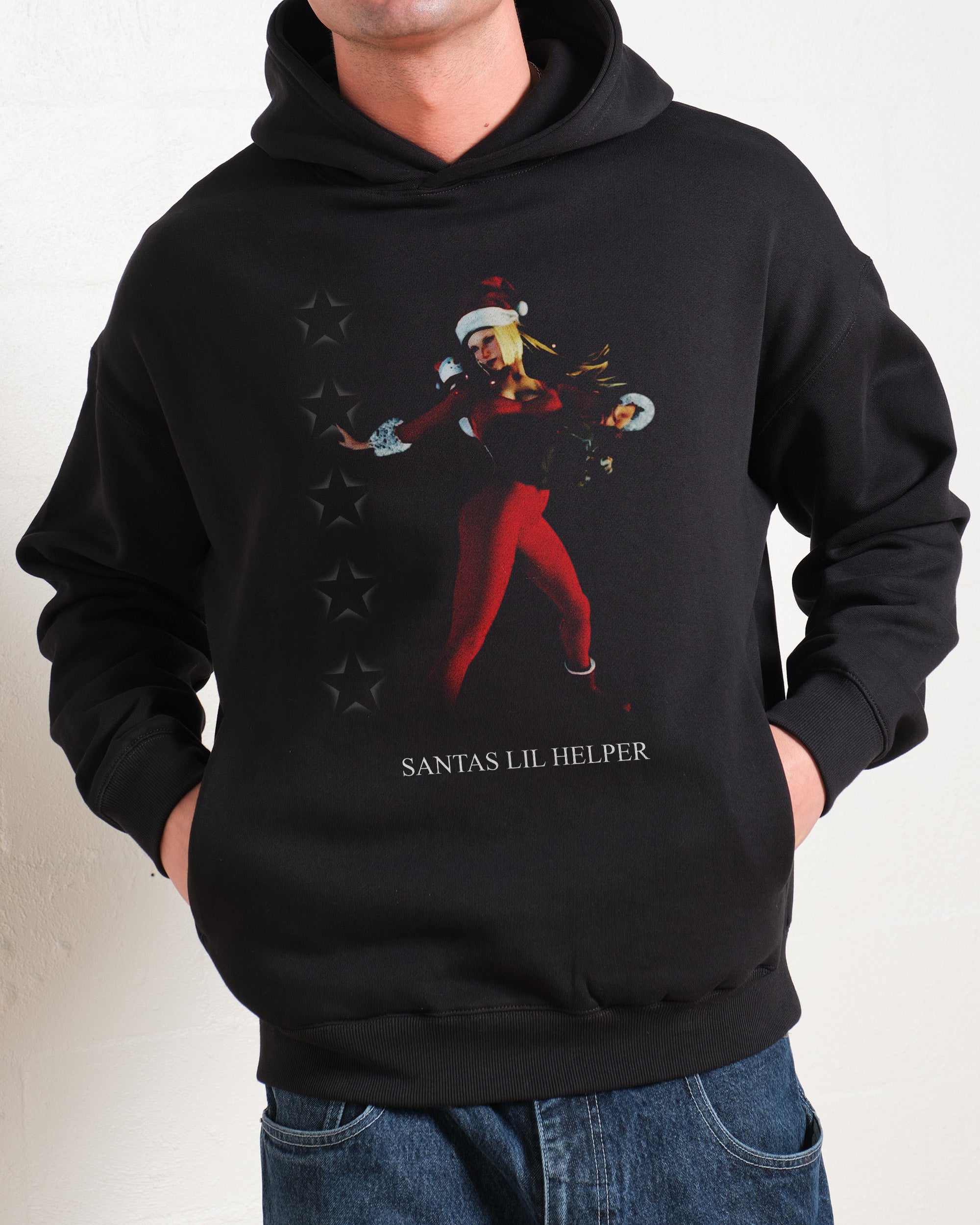 Santa's Lil Helper Hoodie Australia Online Threadheads