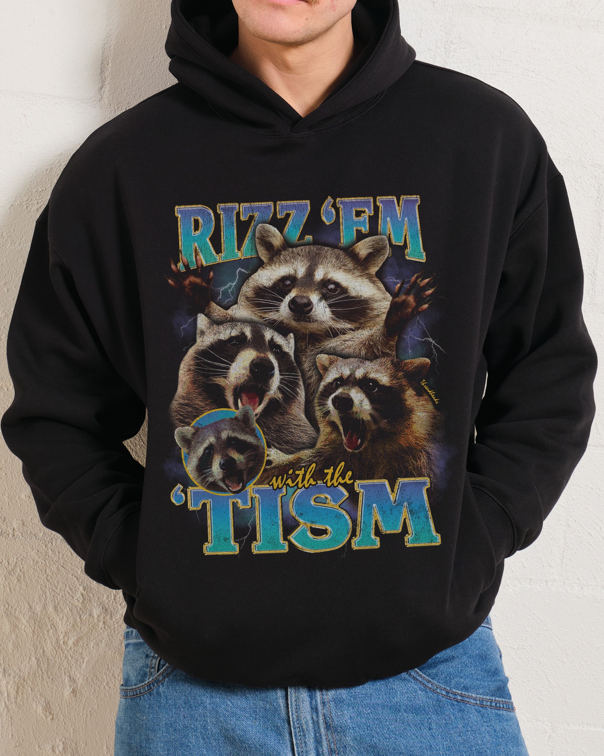 Rizz 'Em With the 'Tism Hoodie Australia Online Black