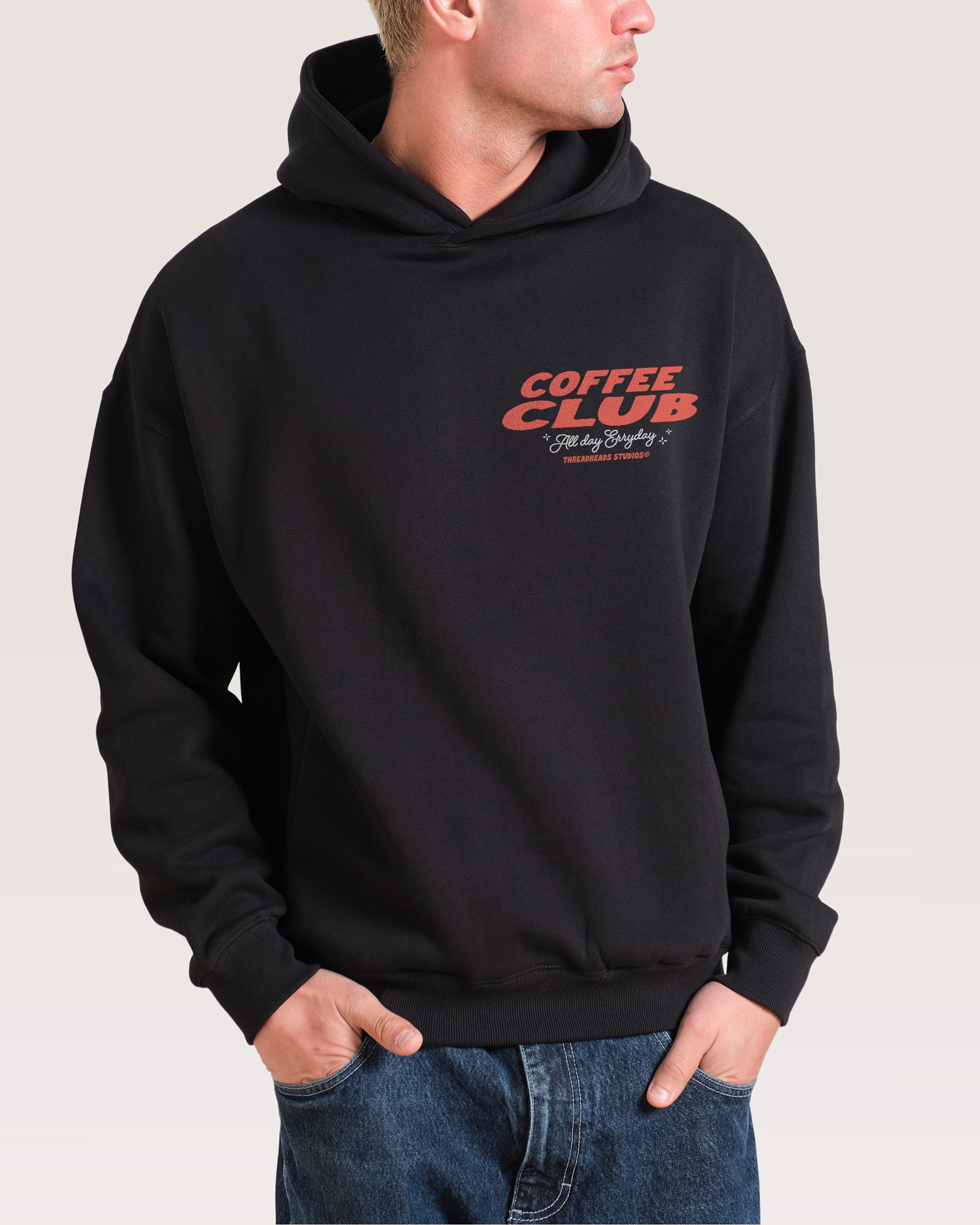 Coffee Club Black Hoodie