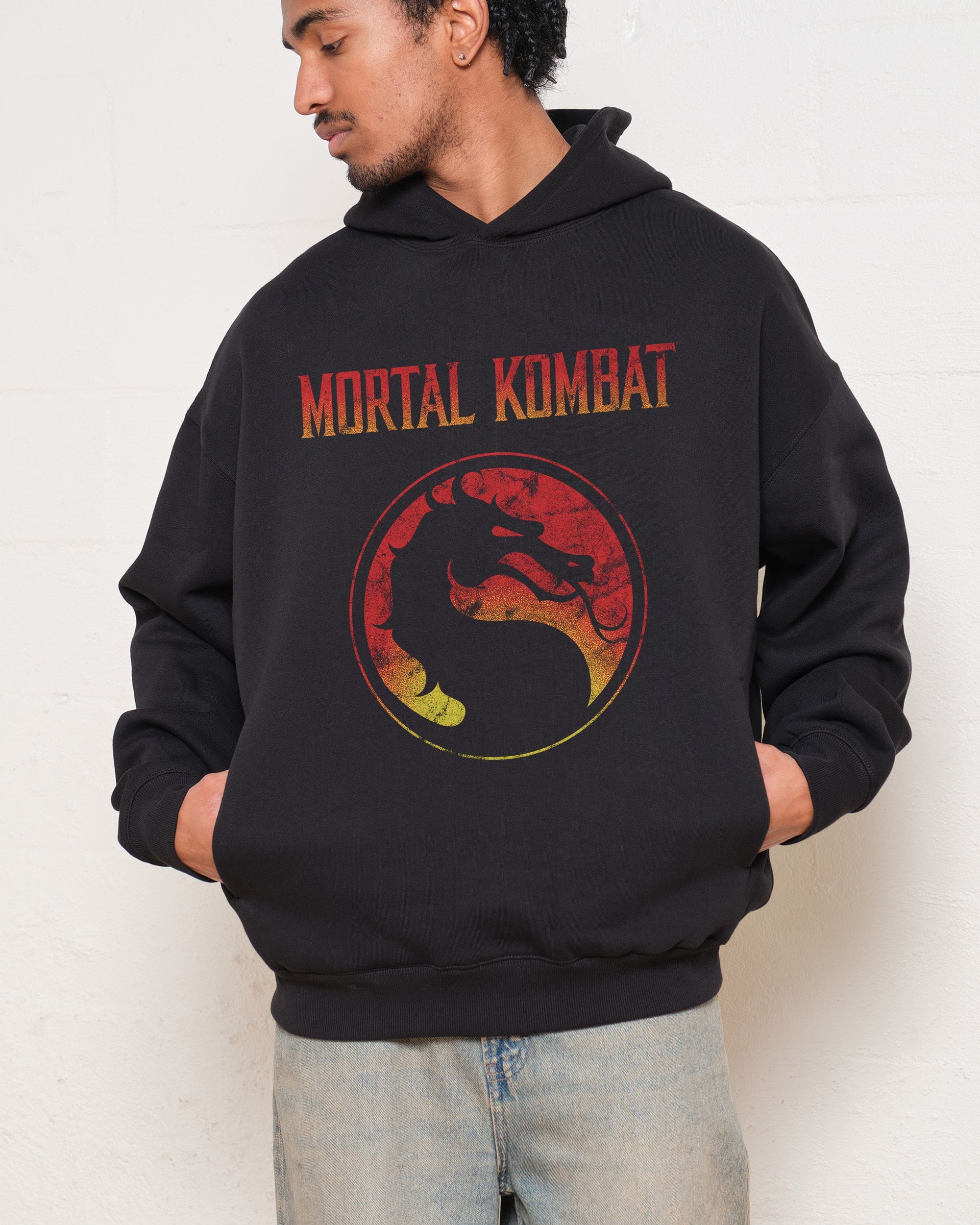 Mortal Kombat Logo Hoodie Australia Online Black