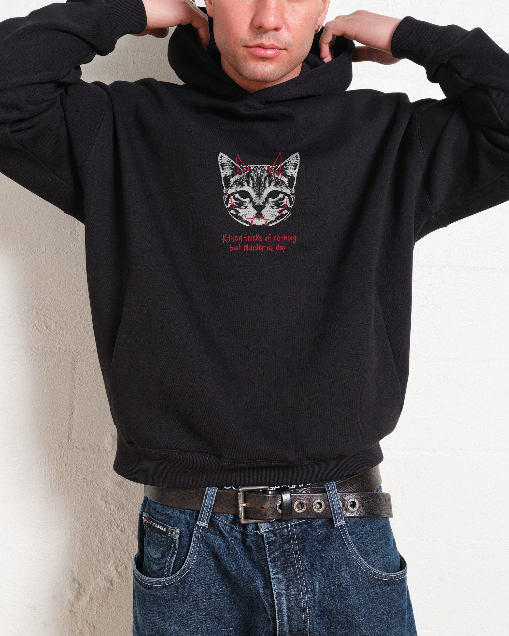 Demon Kitten Hoodie Australia Online Black