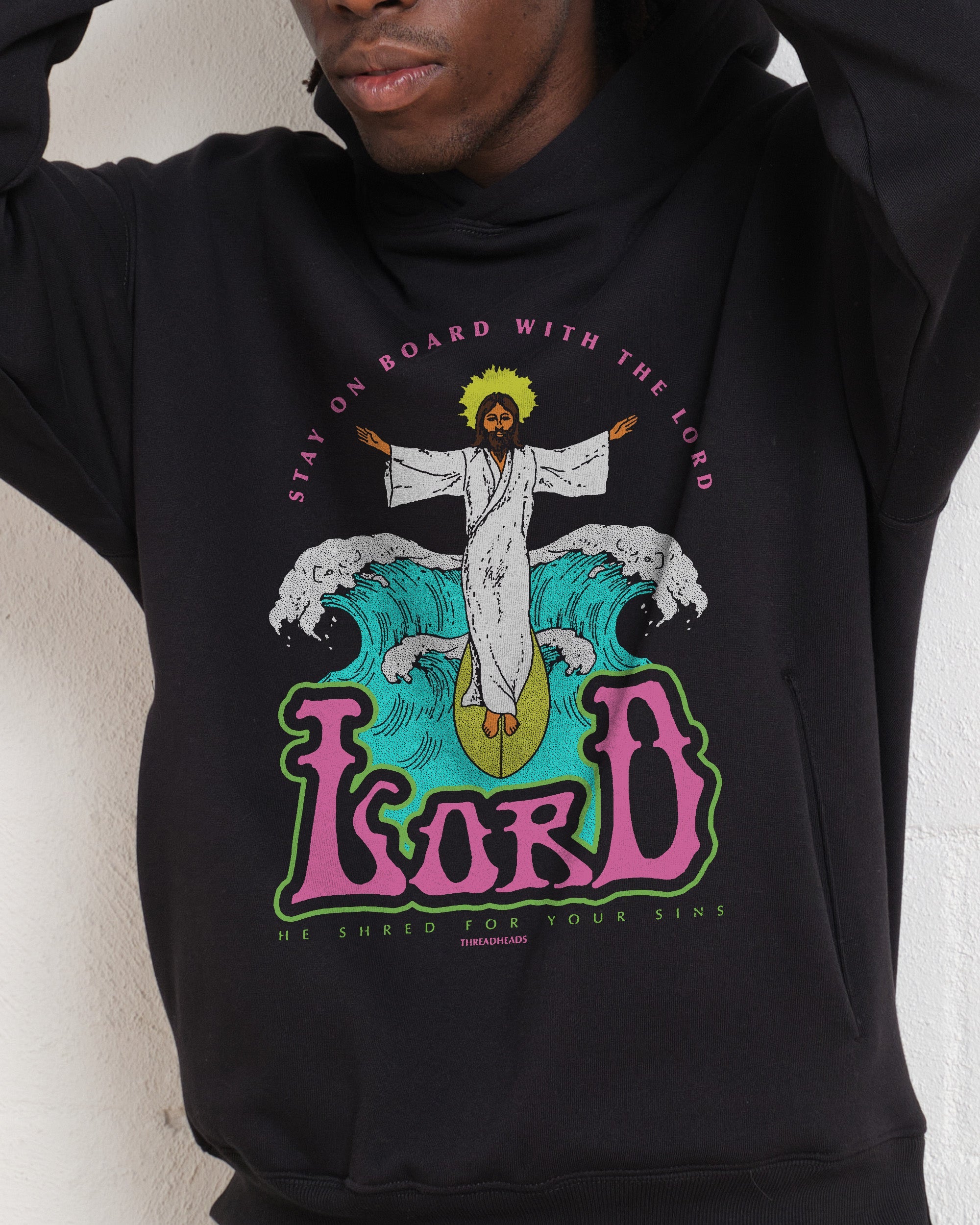 Stay On Board With The Lord Hoodie Australia Online Black