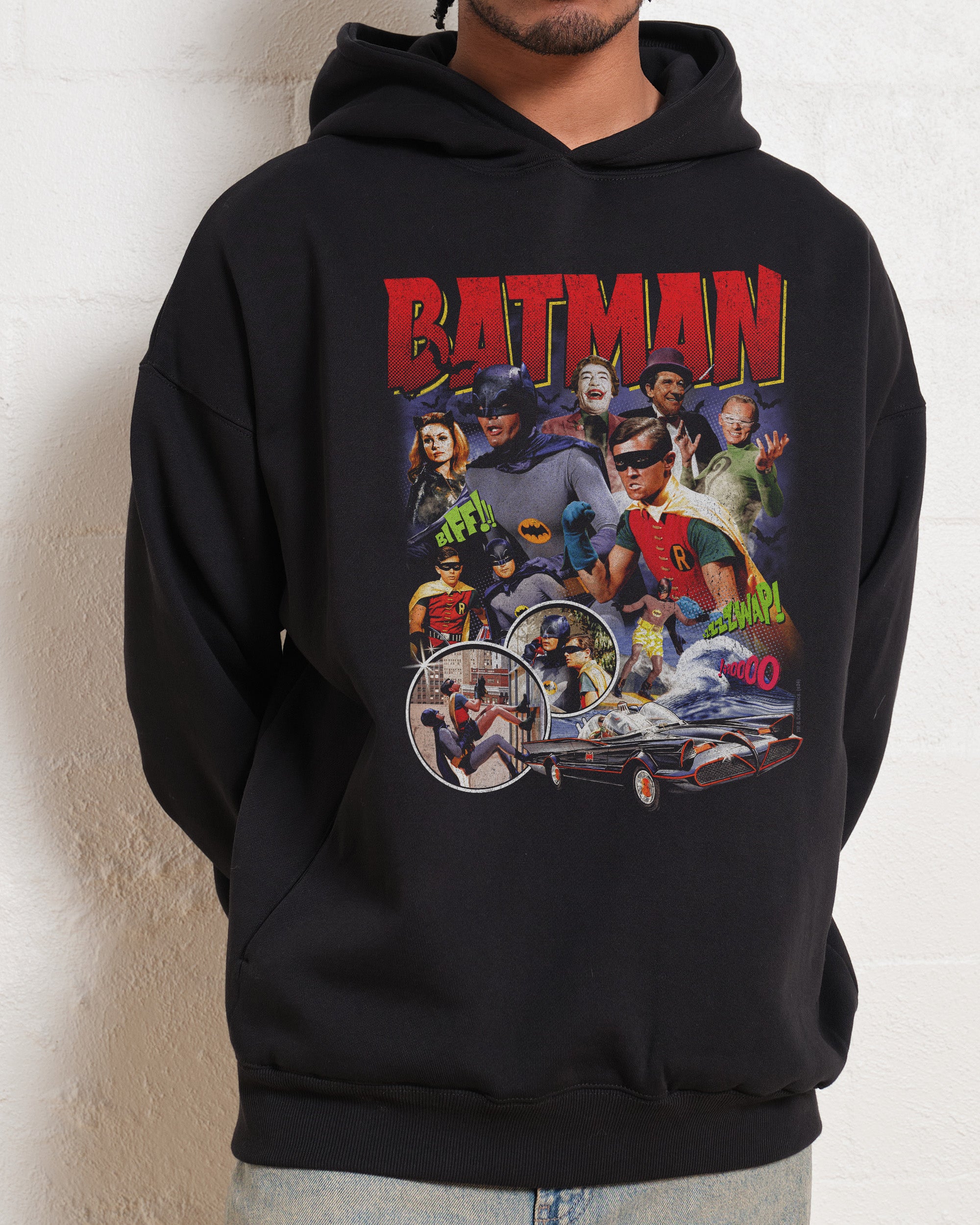 80s Batman sweatshirt fashion - XL