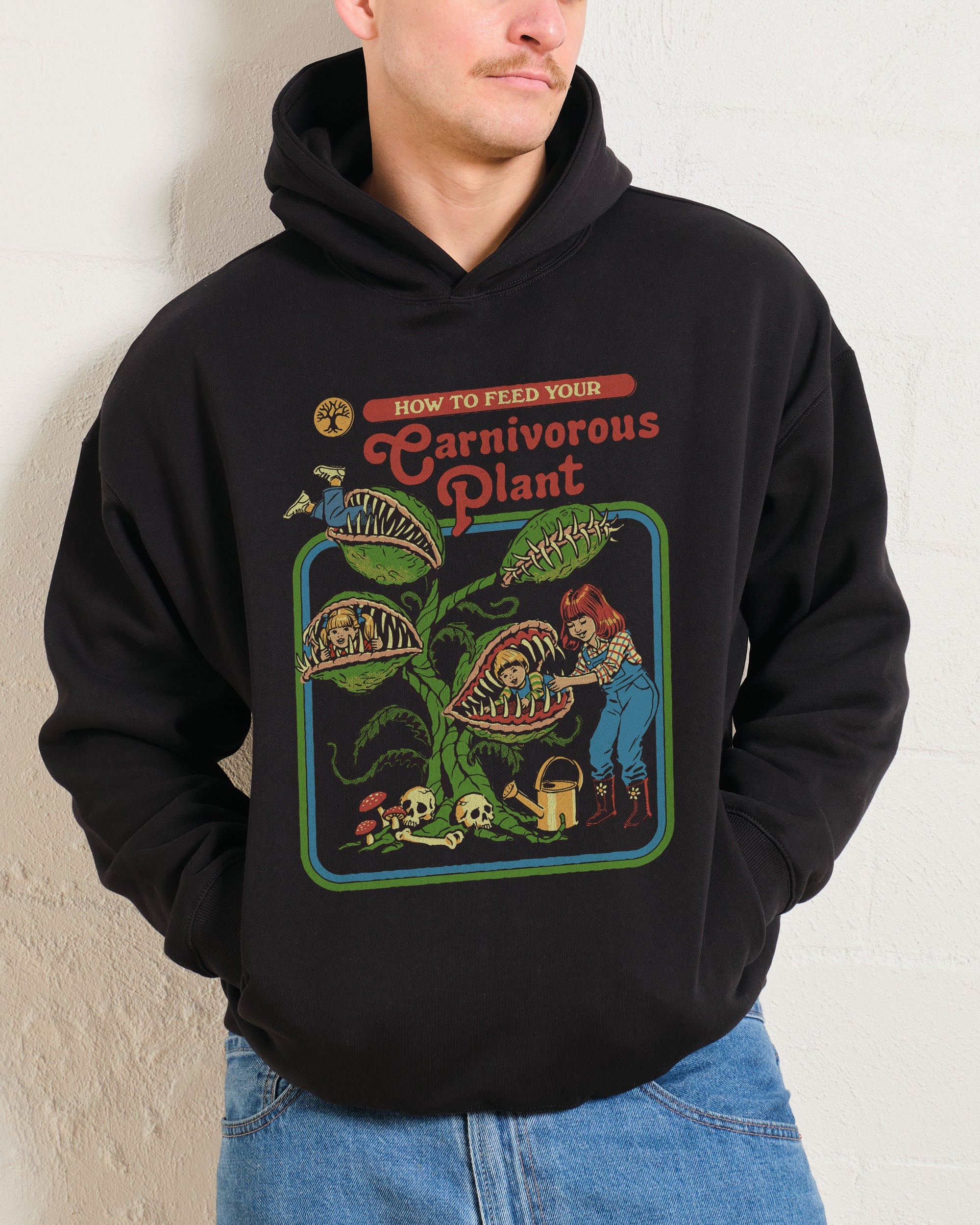 Carnivorous Plant Hoodie Australia Online Black