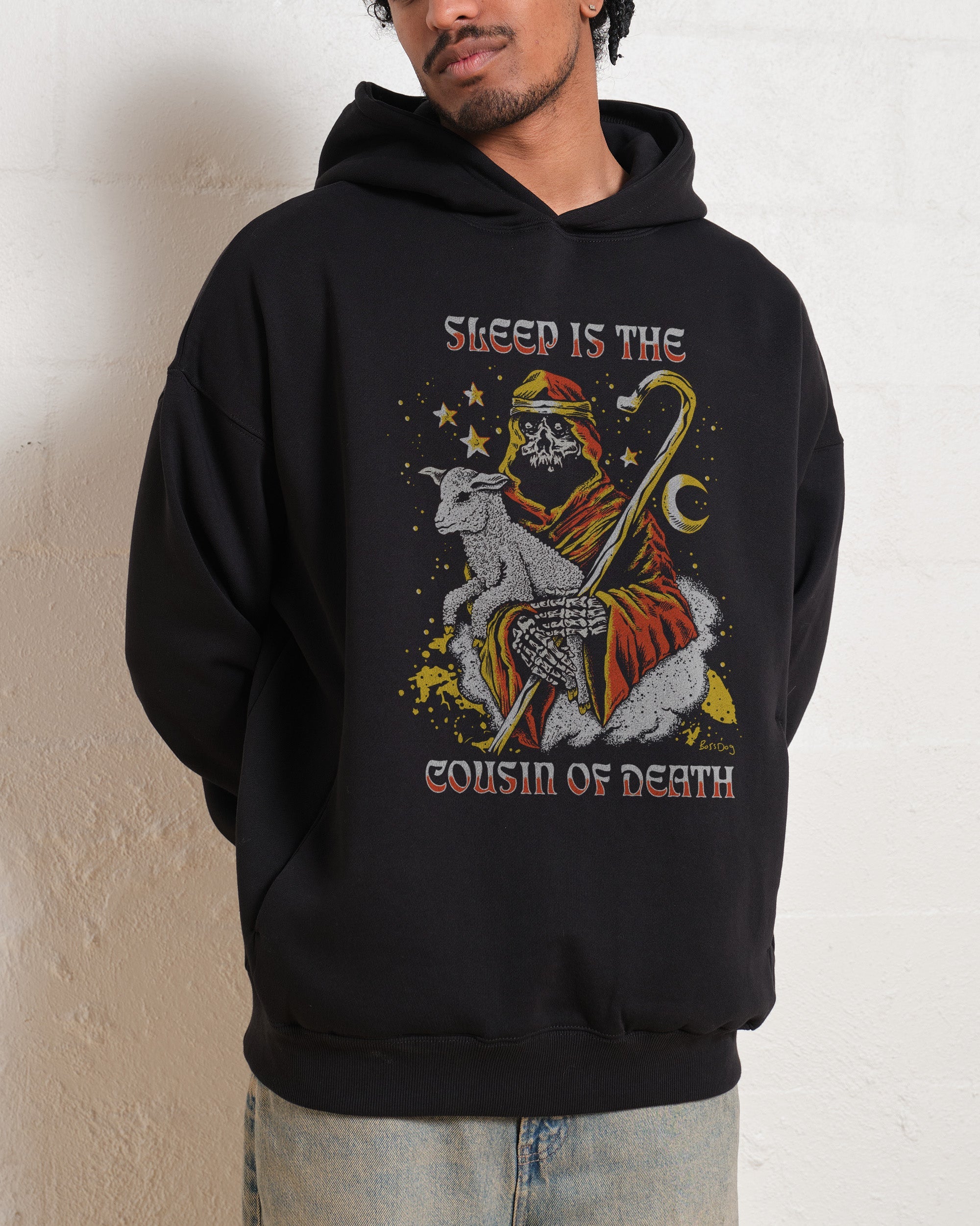 Sleep Is The Cousin Of Death Hoodie Australia Online Black