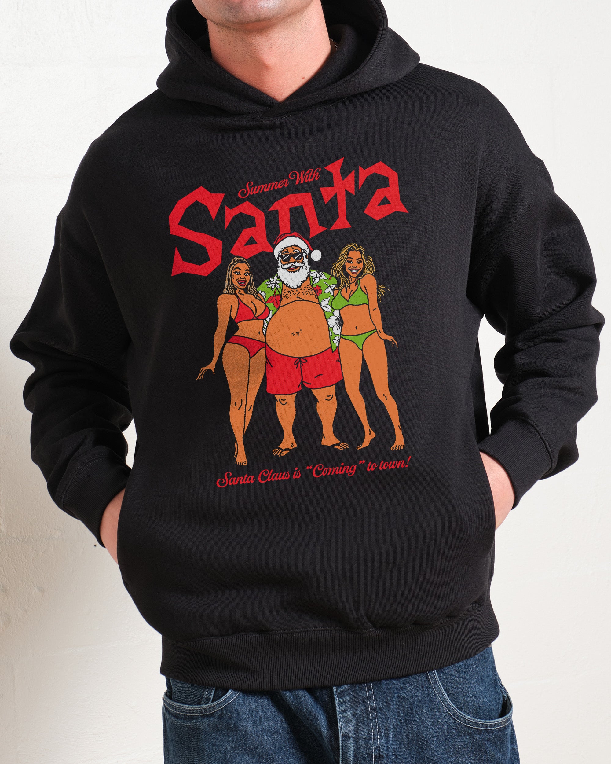 Summer With Santa Hoodie