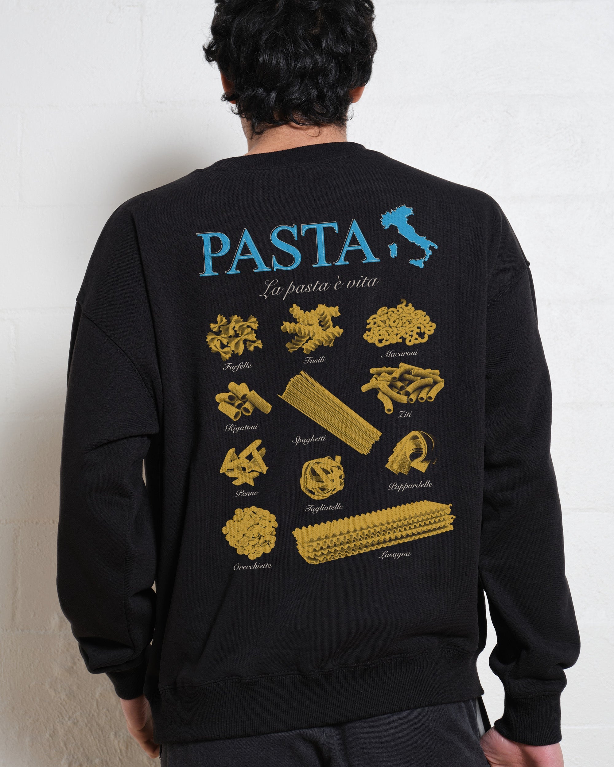 Pasta Is Life Sweatshirt Australia Online Black