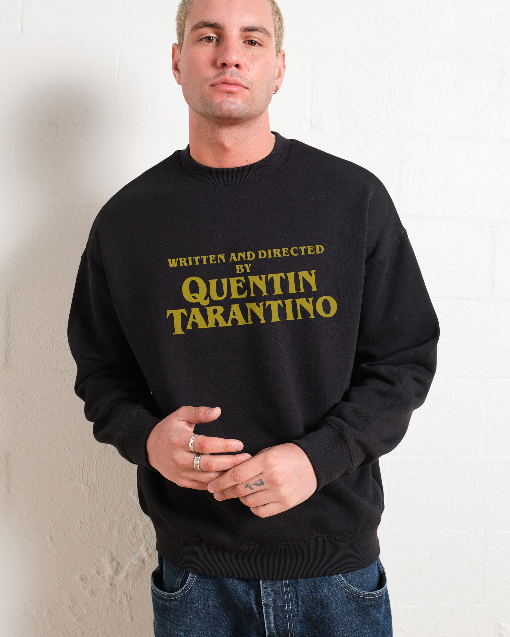 Written and Directed by Quentin Tarantino Sweatshirt Australia Online