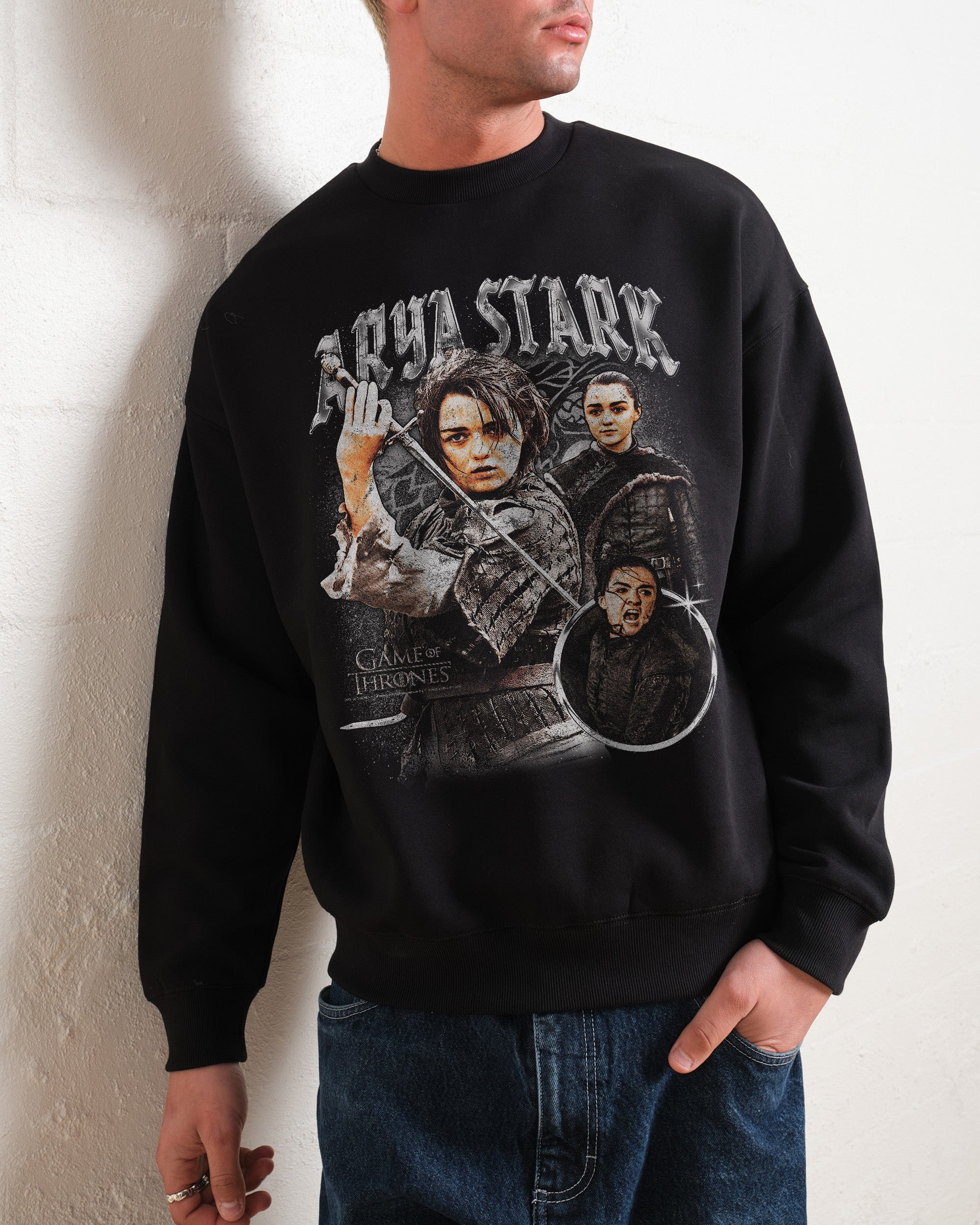 Vintage Arya Stark Sweatshirt Australia Online Black