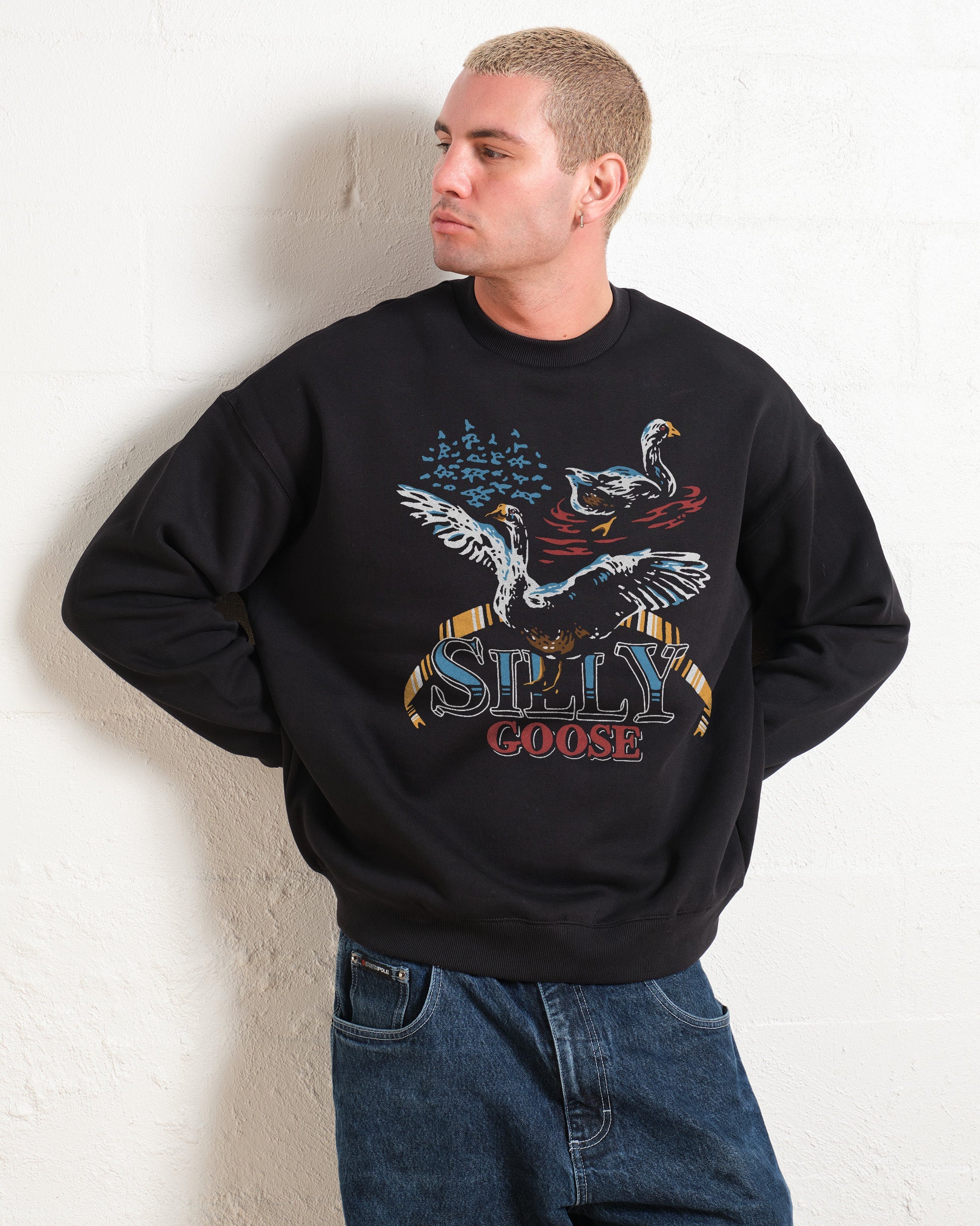 Silly Goose Sweatshirt Australia Online Black