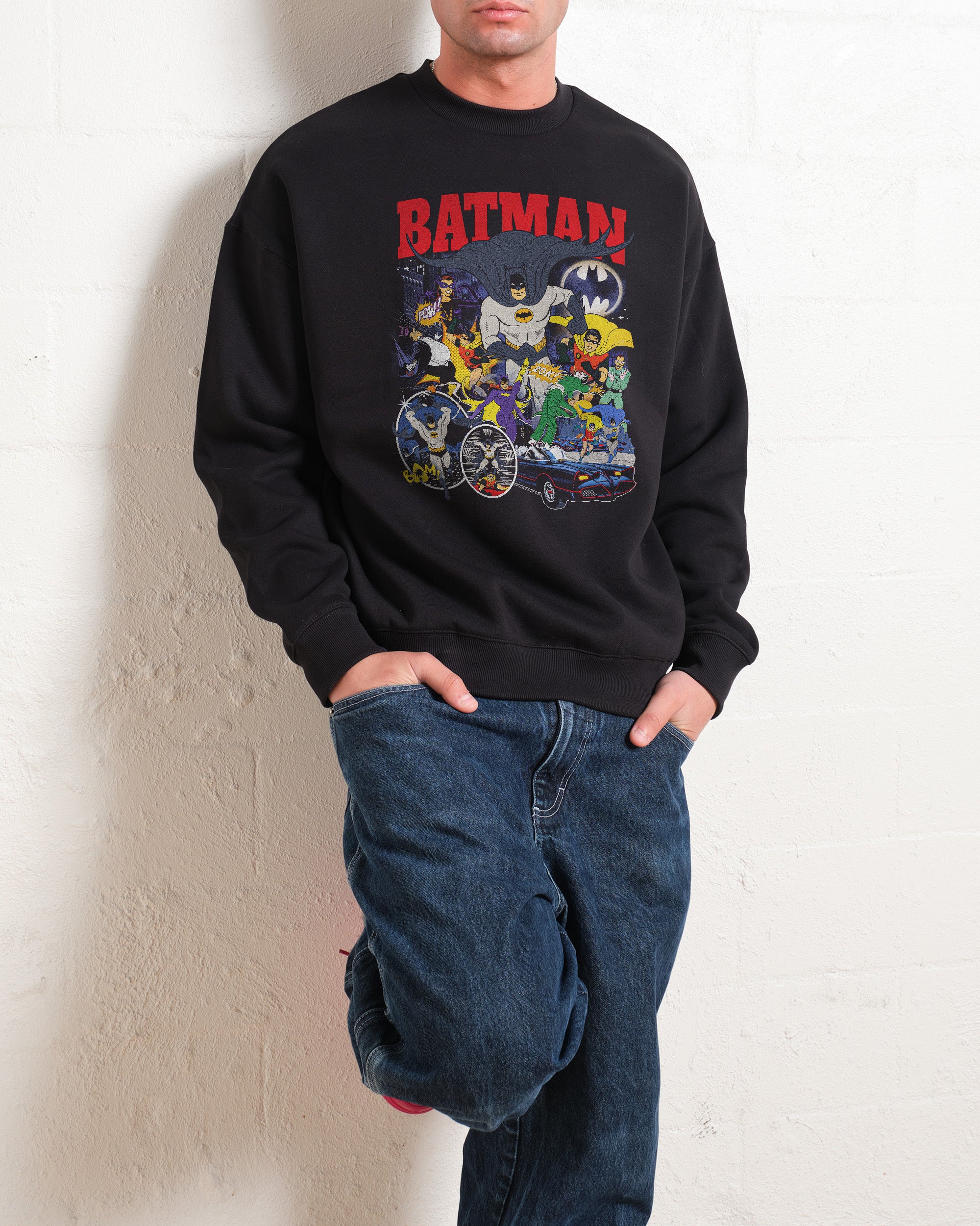 Batman Animated Vintage Sweatshirt Australia Online