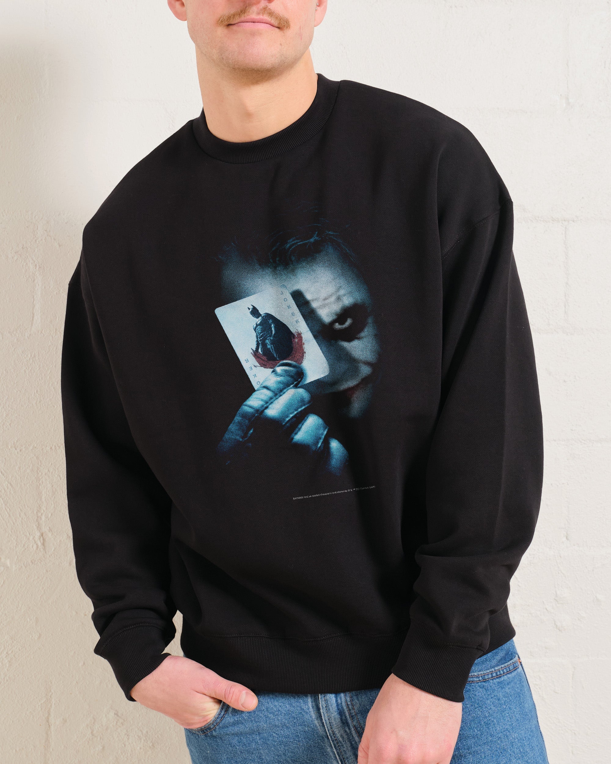 The Joker Playing Cards Sweatshirt Australia Online Black