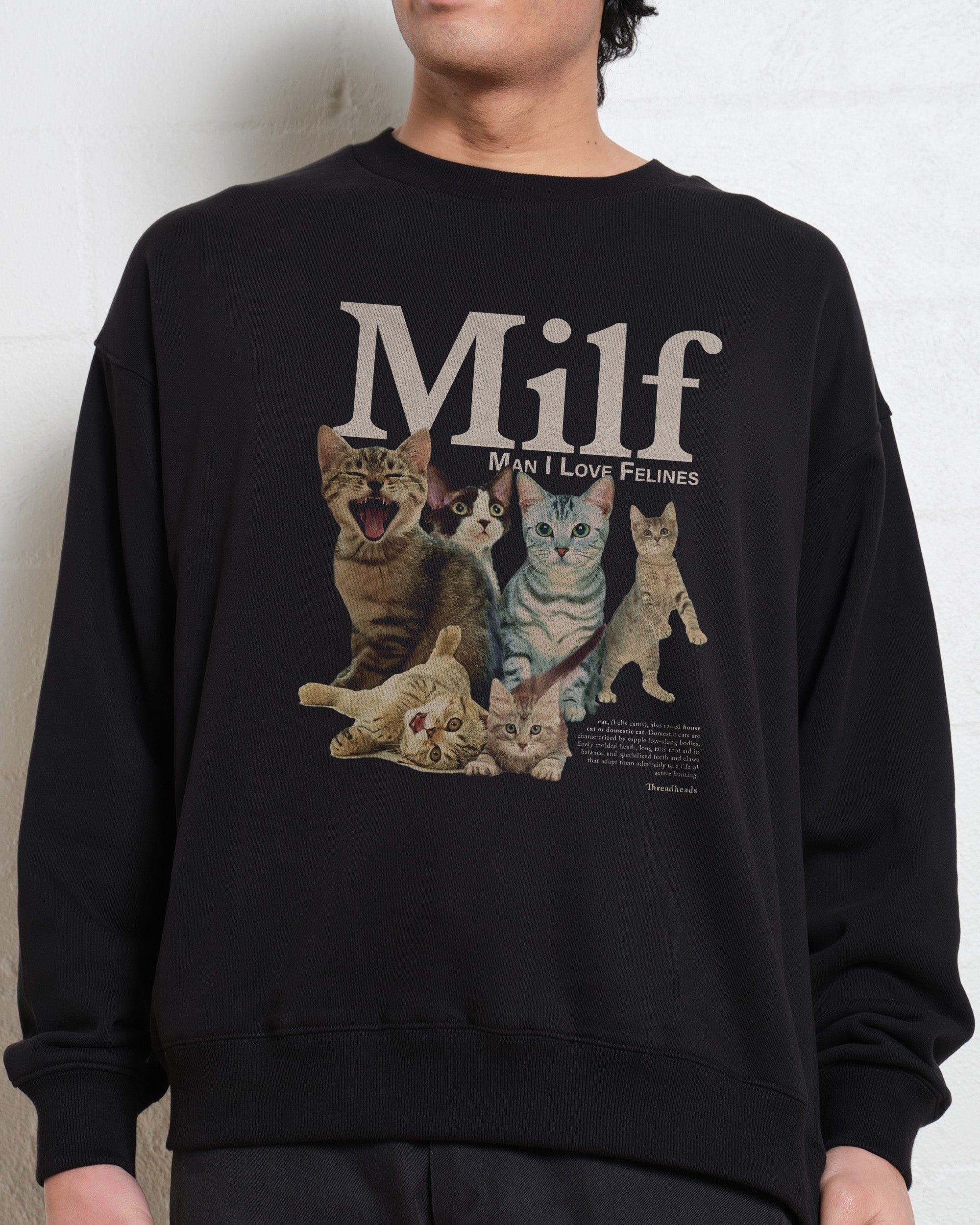 Man I Love Felines Sweatshirt Australia Online