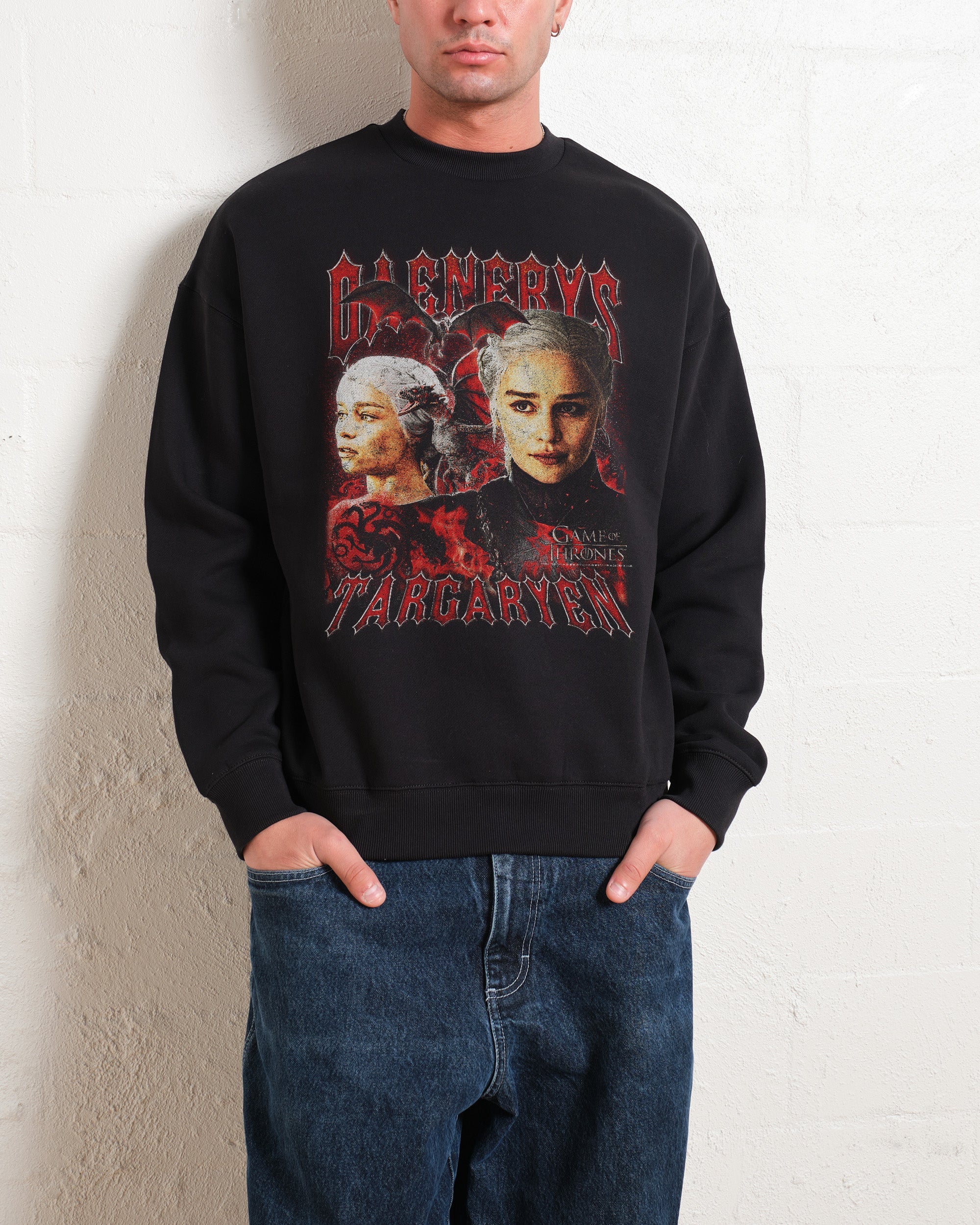 Vintage Daenerys Targaryen Sweatshirt Australia Online Black