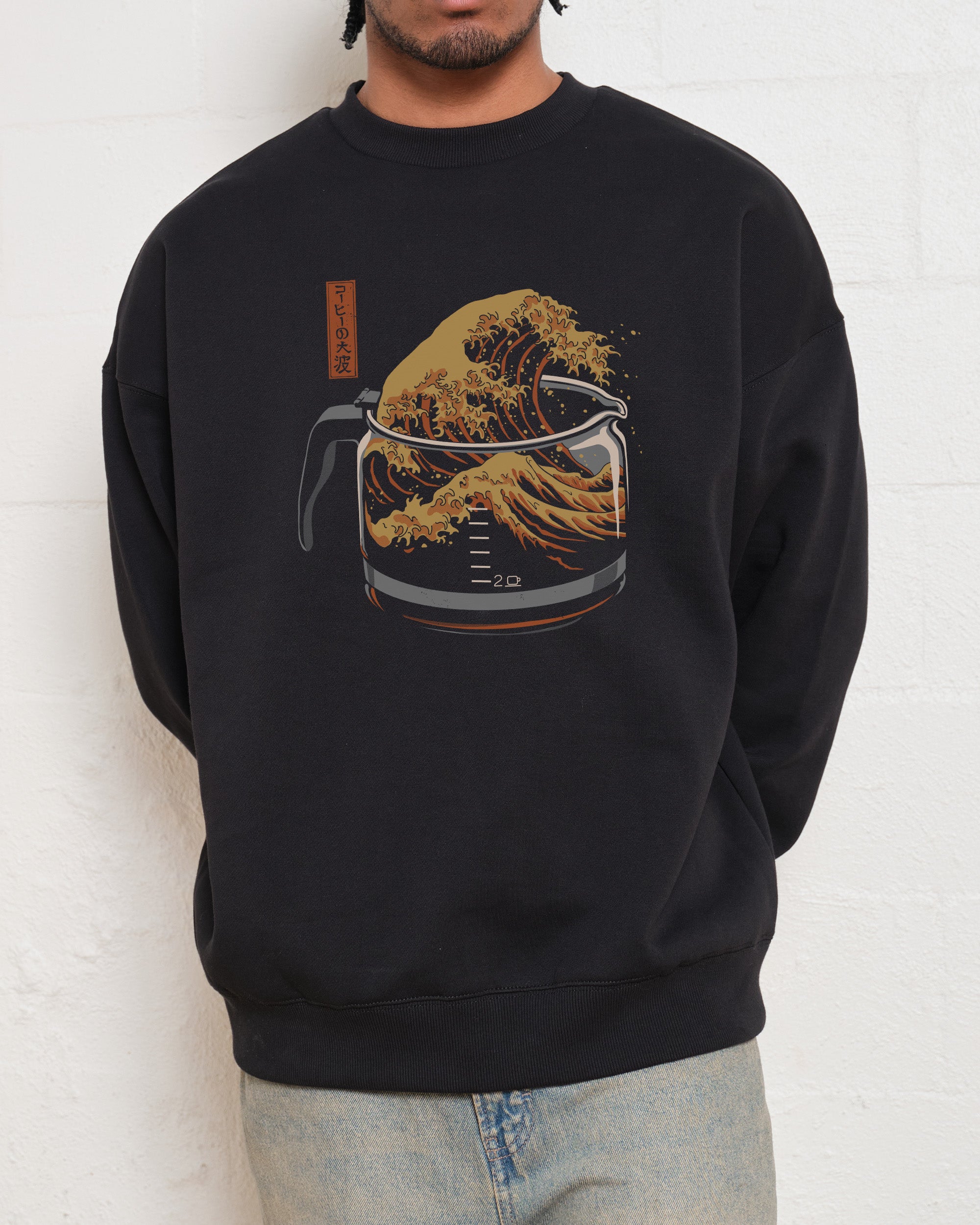 The Great Wave of Coffee Sweatshirt Australia Online