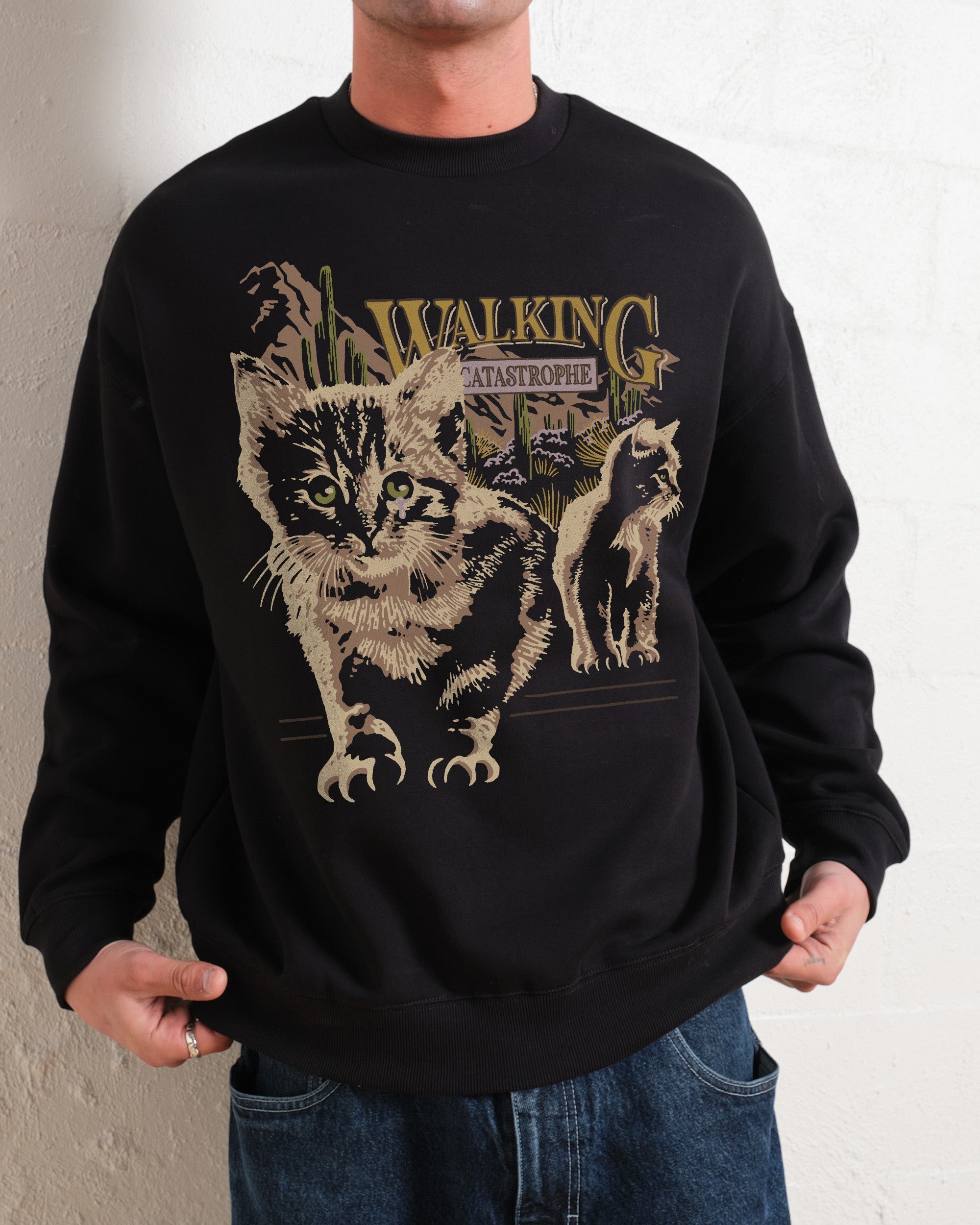 Walking Catastrophe Sweatshirt Australia Online Black