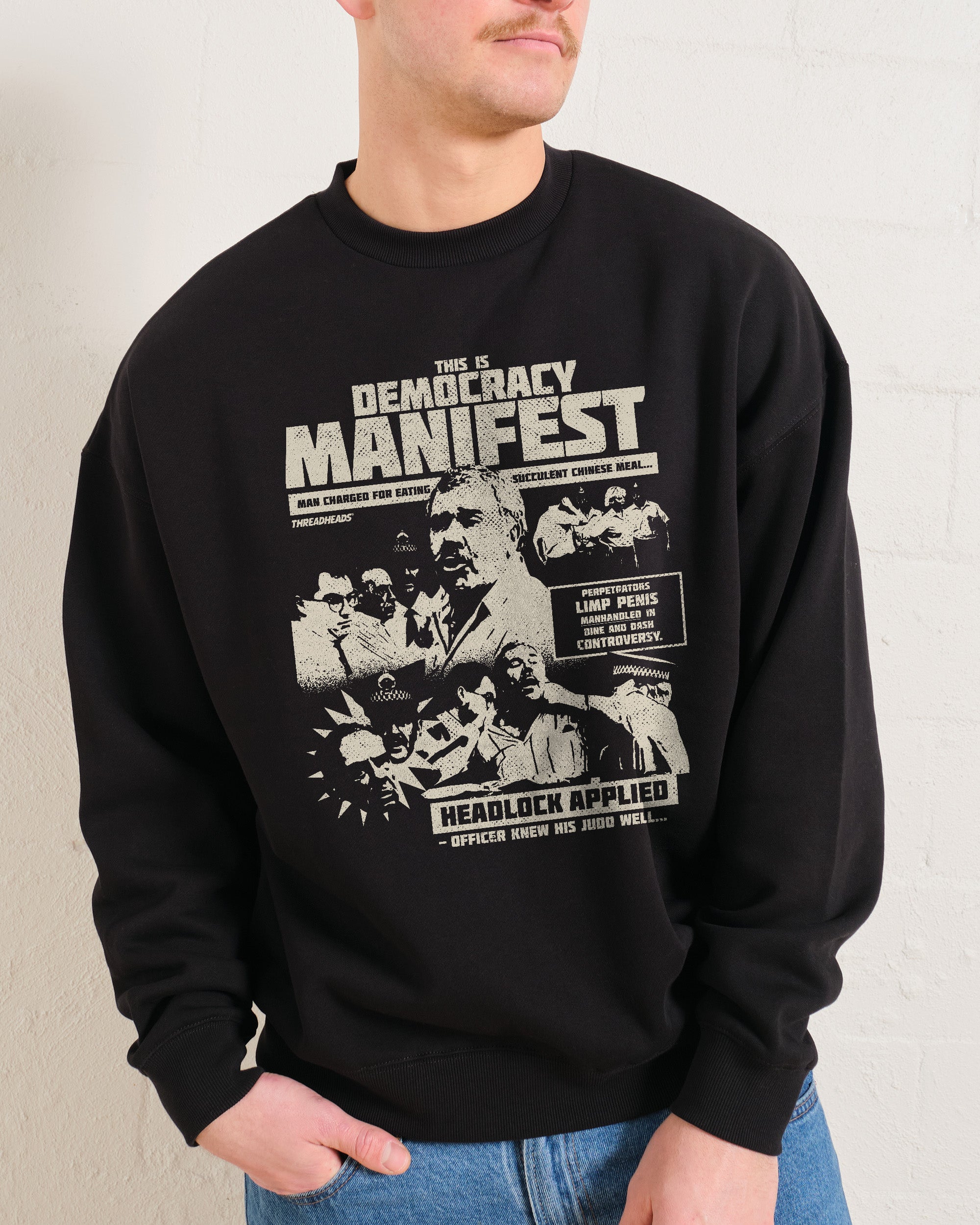 Democracy Manifest: Tabloid Edition Sweatshirt Australia Online