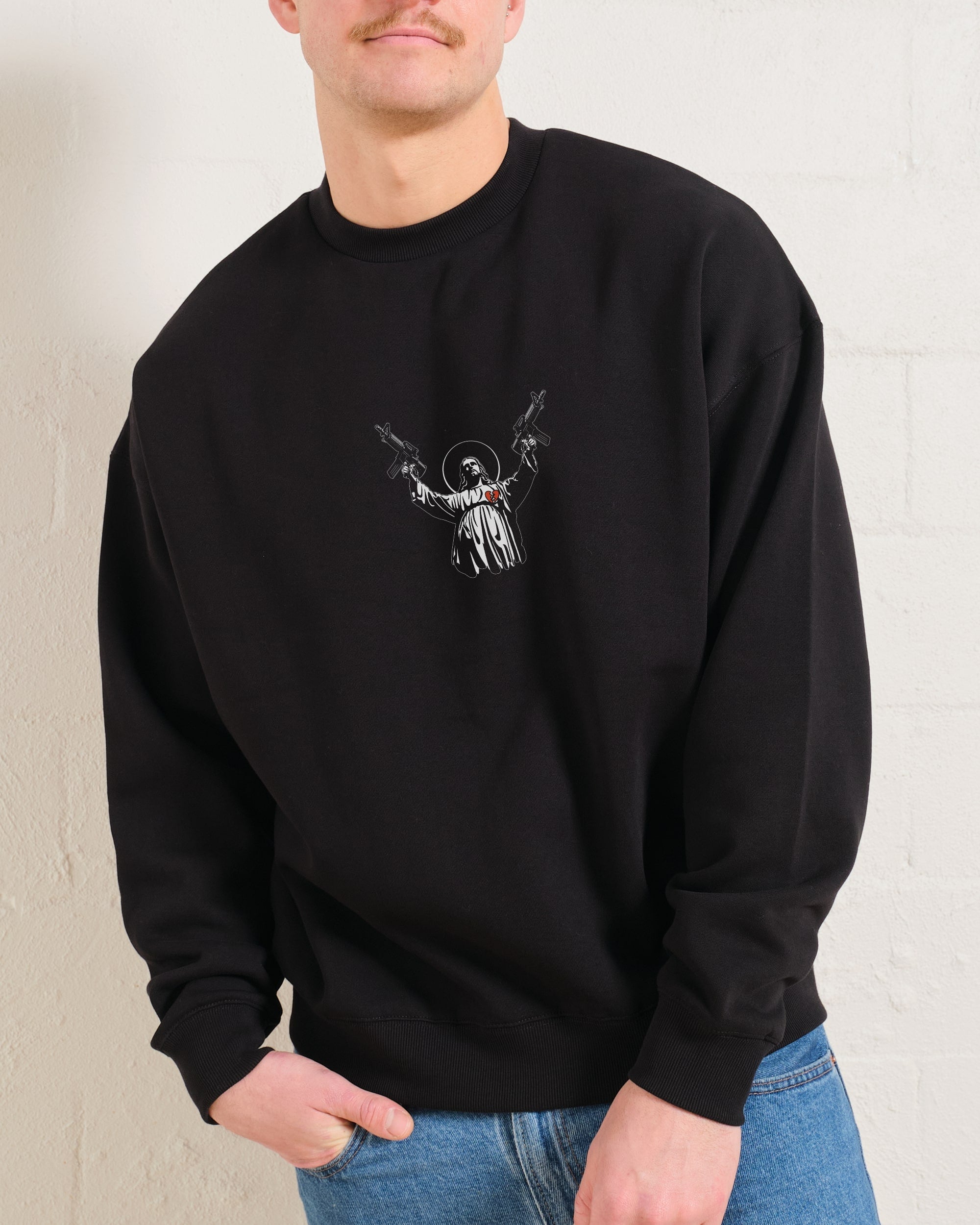 Machine Gun Christ Sweatshirt Australia Online