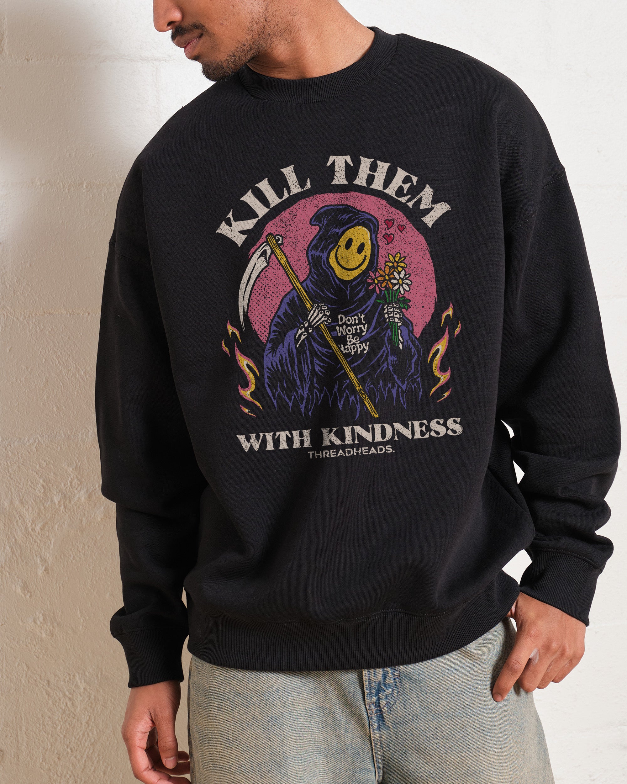 Kill Them With Kindness Sweatshirt Dark Alt Sweatshirt France