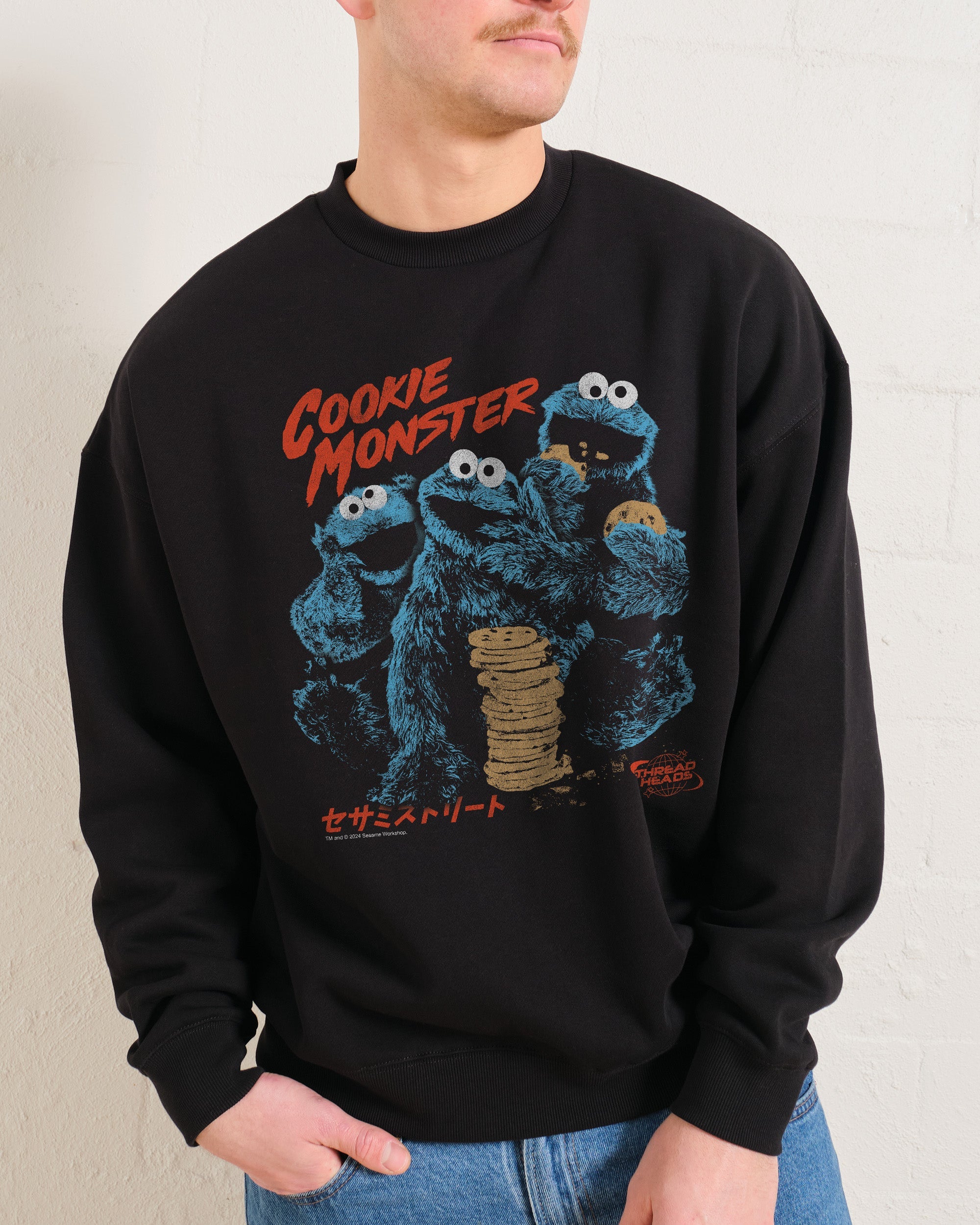 Cookie Kaiju Sweatshirt Australia Online Black