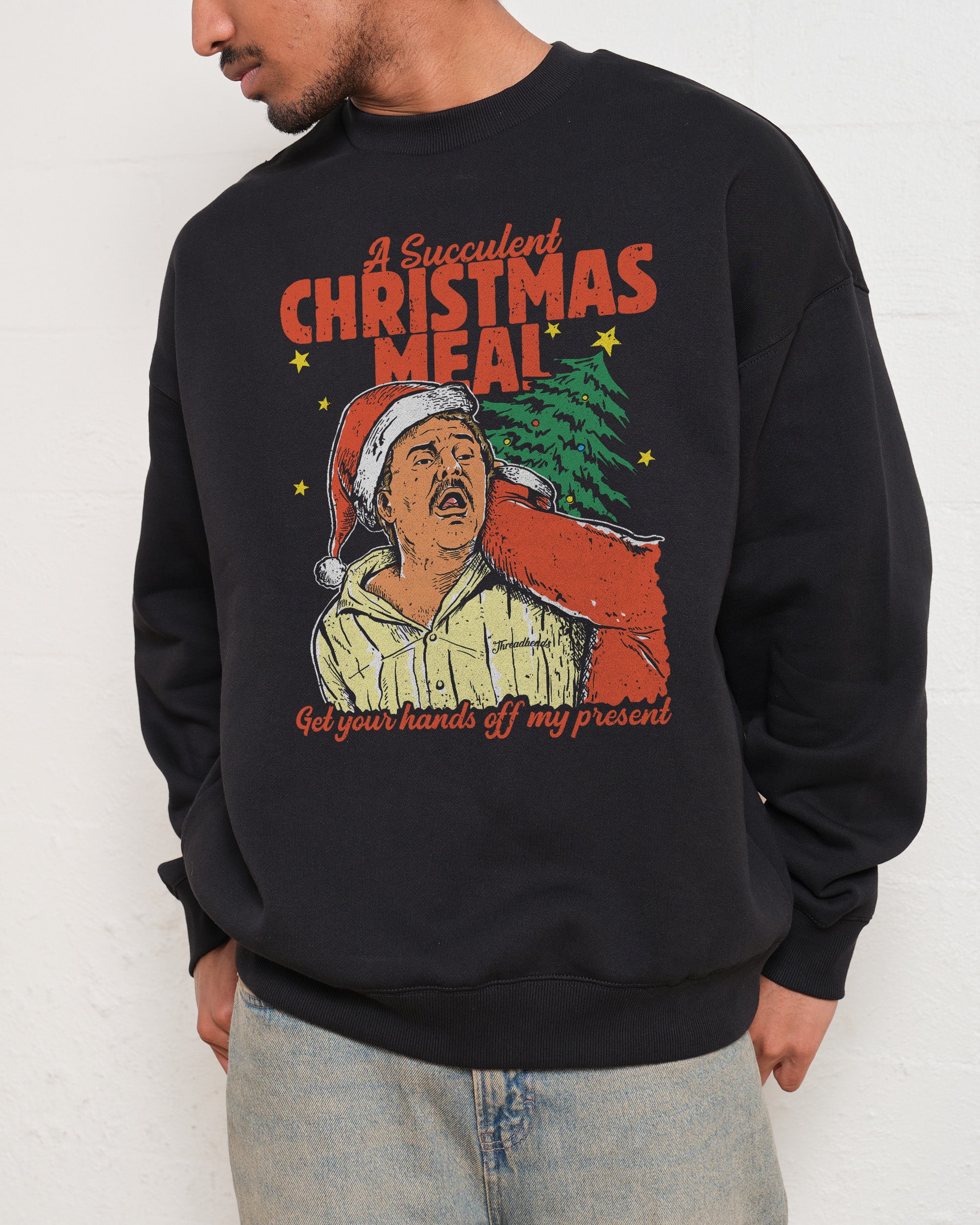 Succulent Christmas Meal Sweatshirt Australia Online