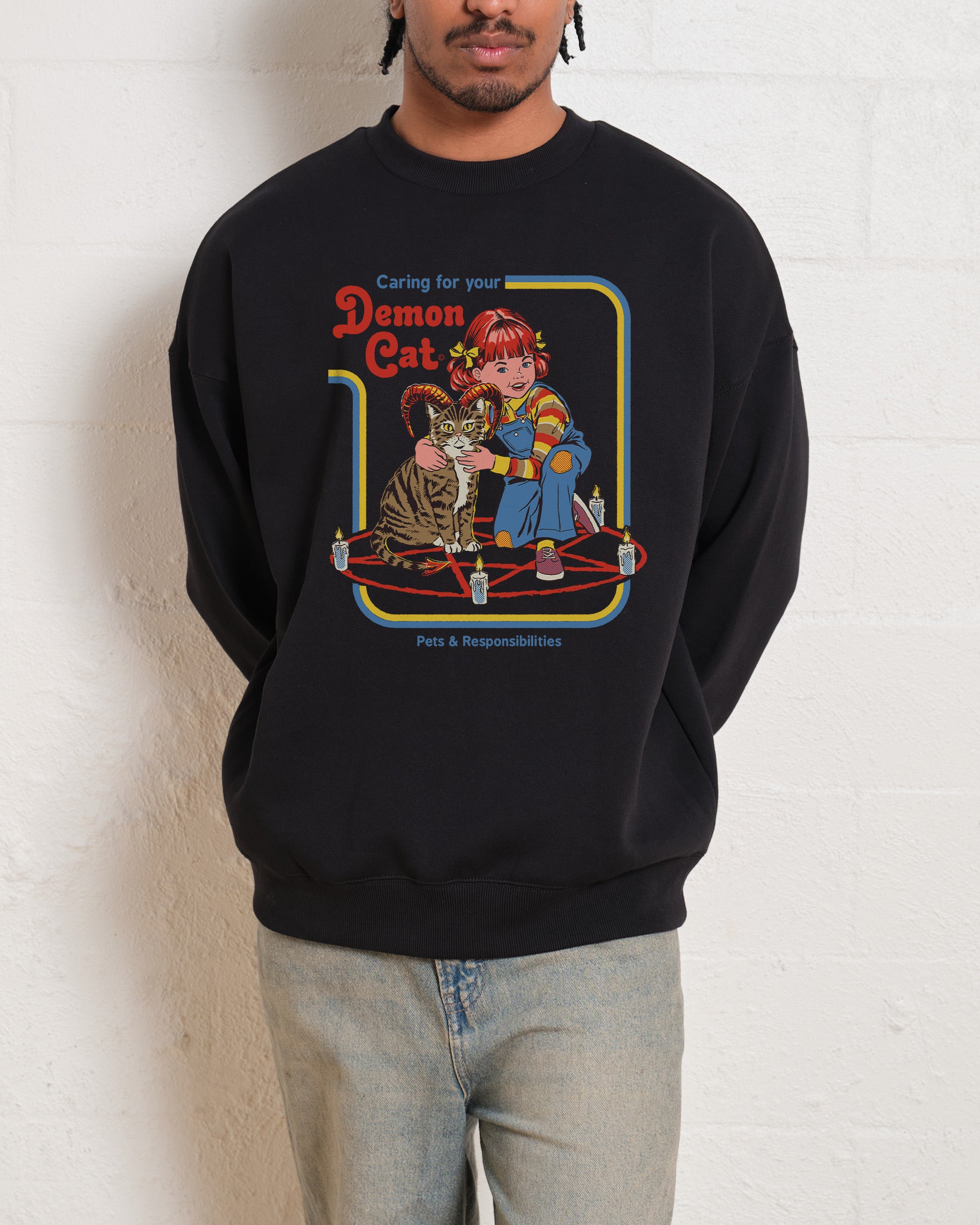 Caring for Your Demon Cat Sweatshirt Australia Online