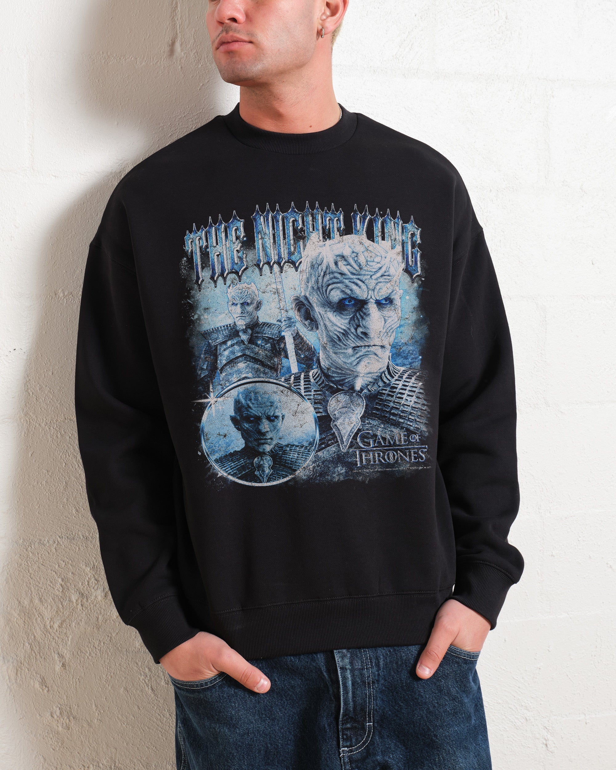 Vintage The Night King Sweatshirt Australia Online Black