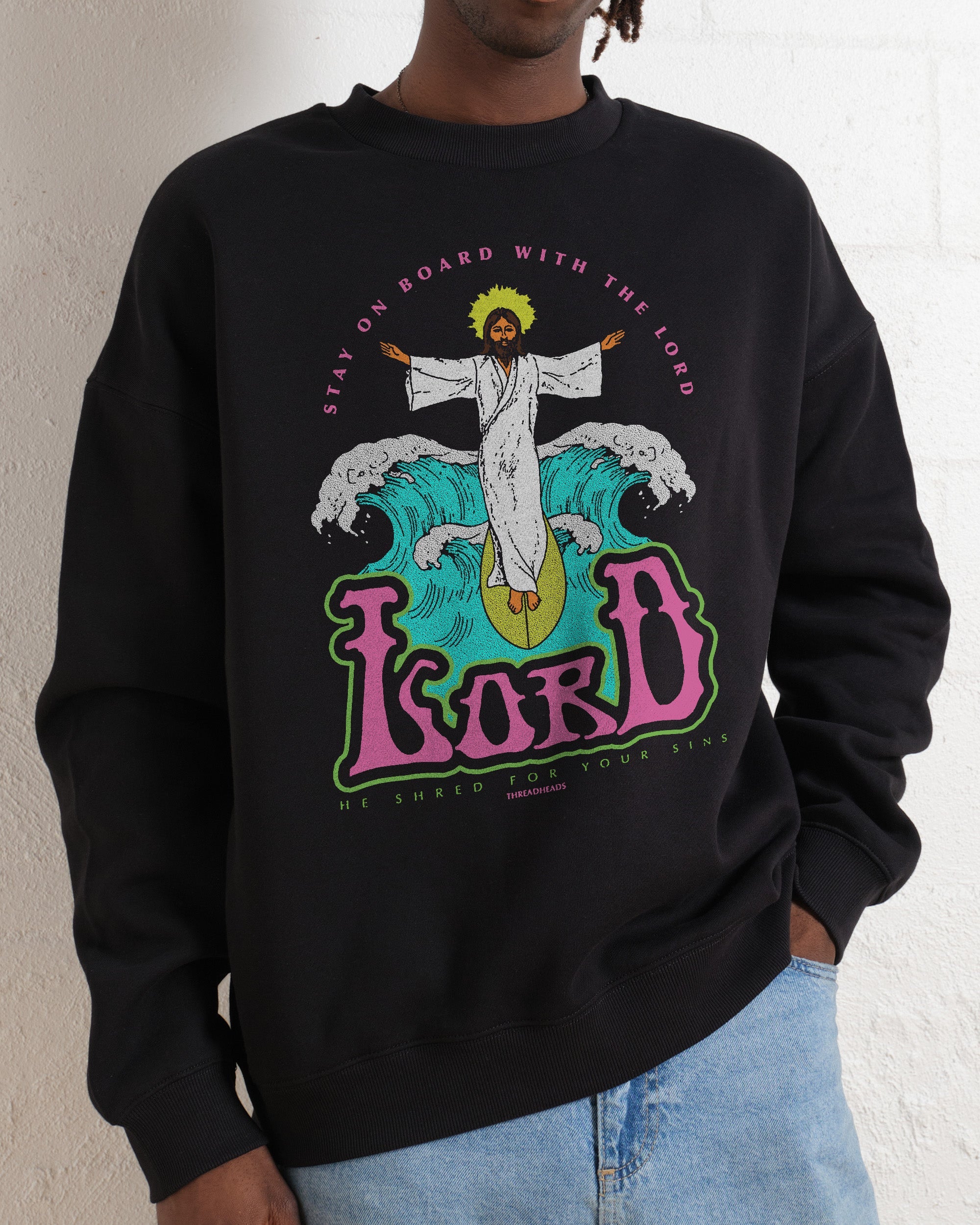 Stay On Board With The Lord Sweatshirt Australia Online Black