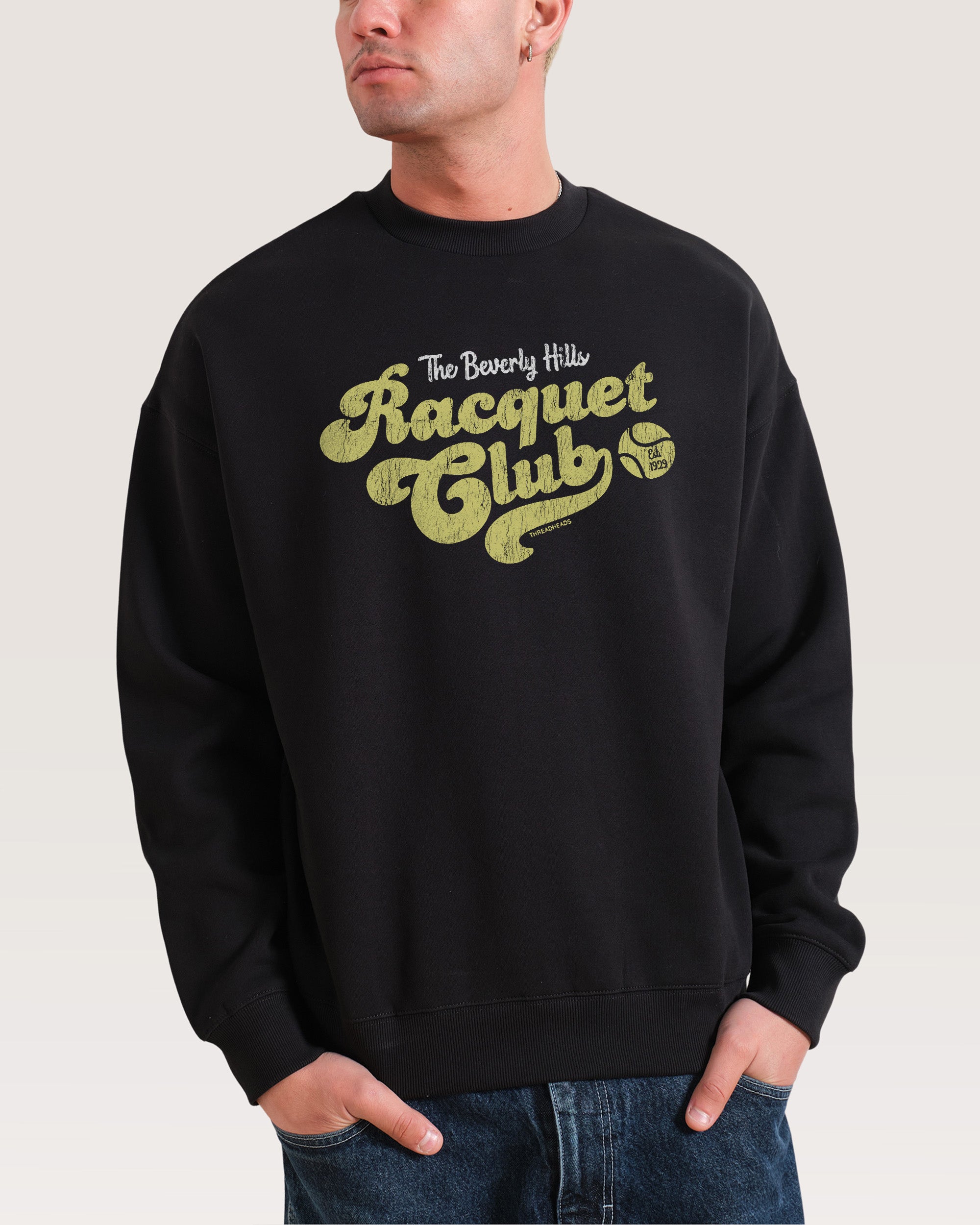 Beverly Hills Racquet Club Black Sweatshirt