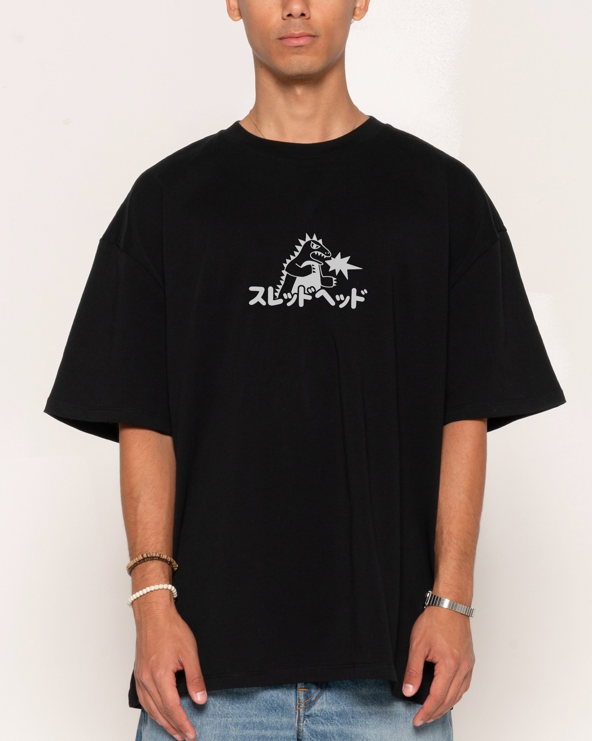 Kaiju Black Oversized Tee