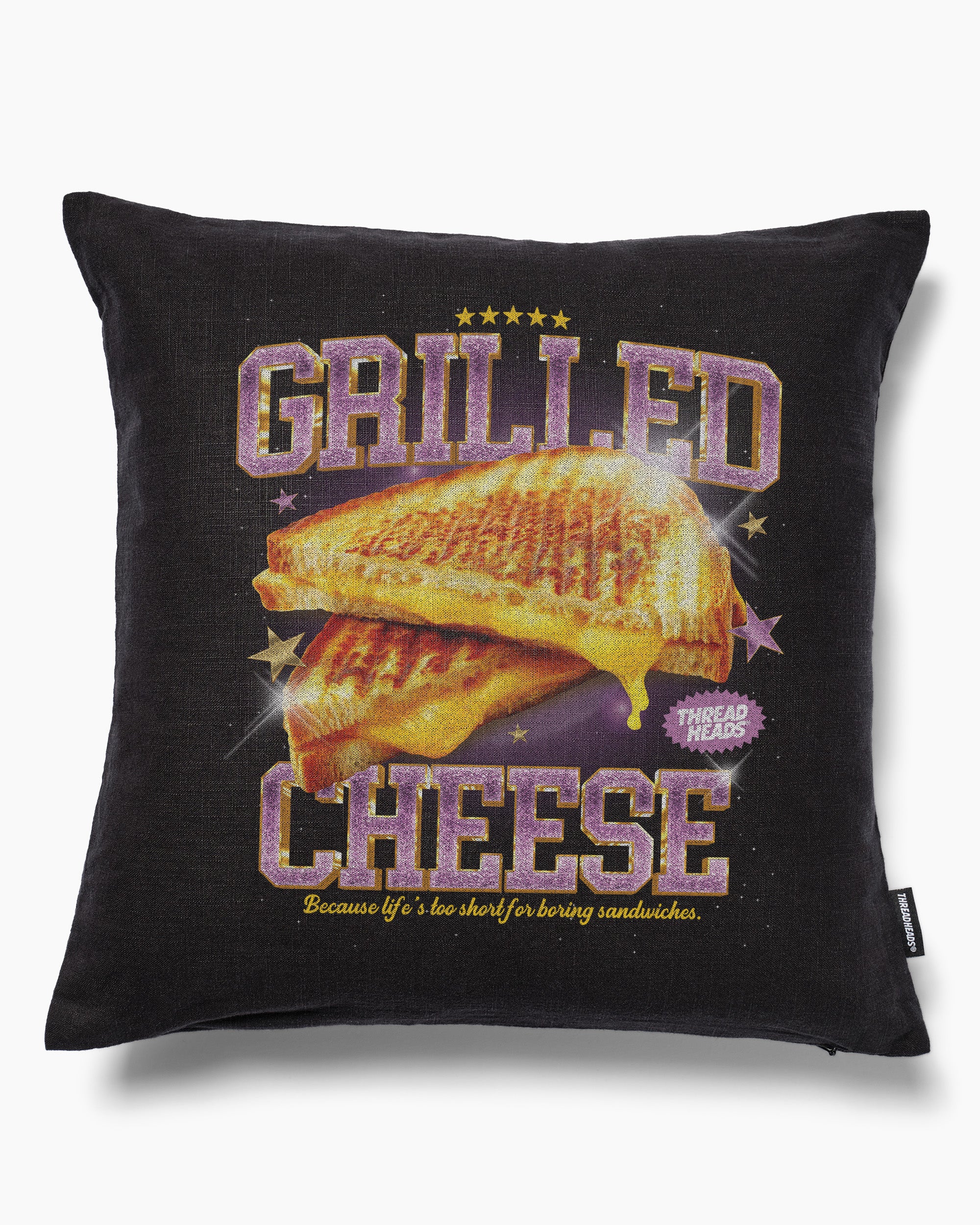 Grilled Cheese Cushion Australia Online Black