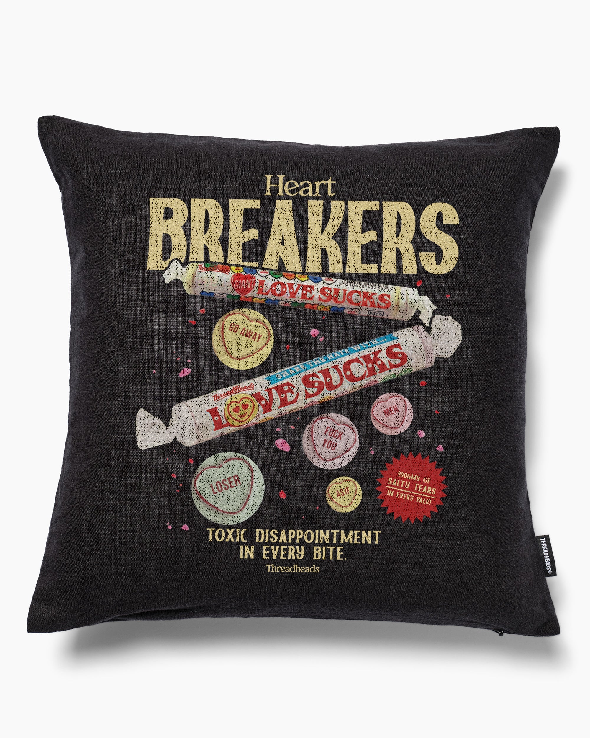 Heart Breakers Cushion Australia Online Black