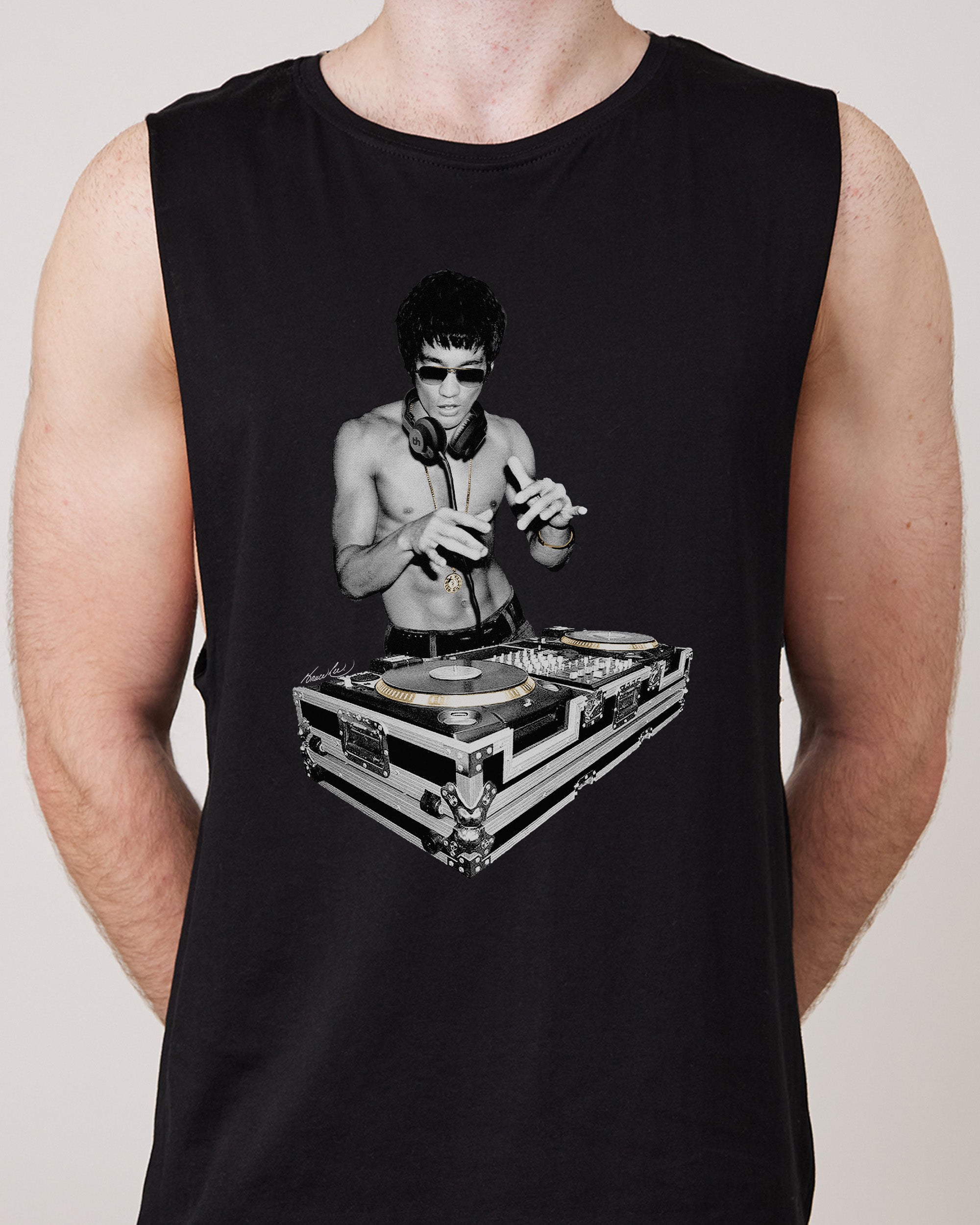 Bruce lee sleeveless discount hoodie