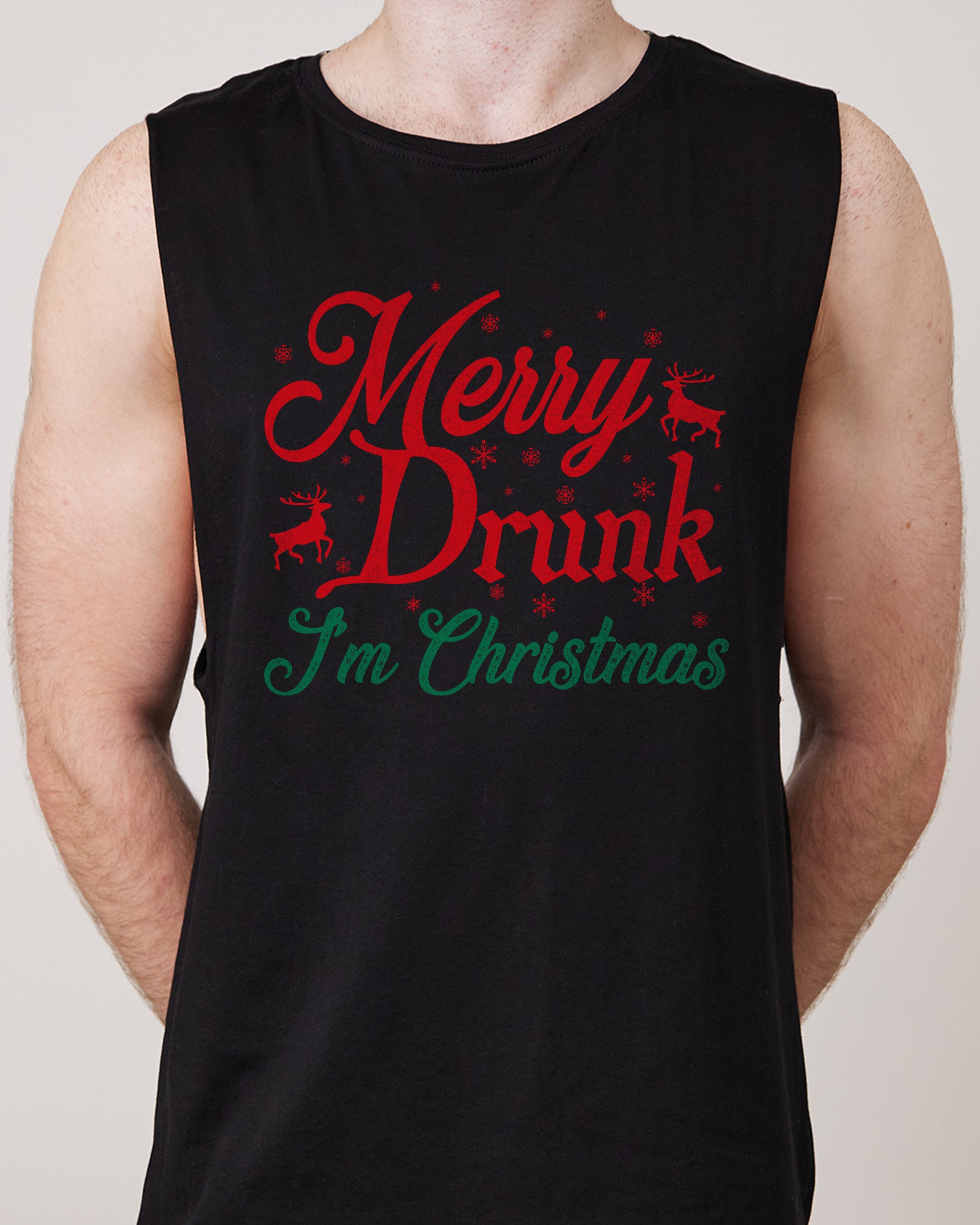 Merry Drunk I am Christmas Tank