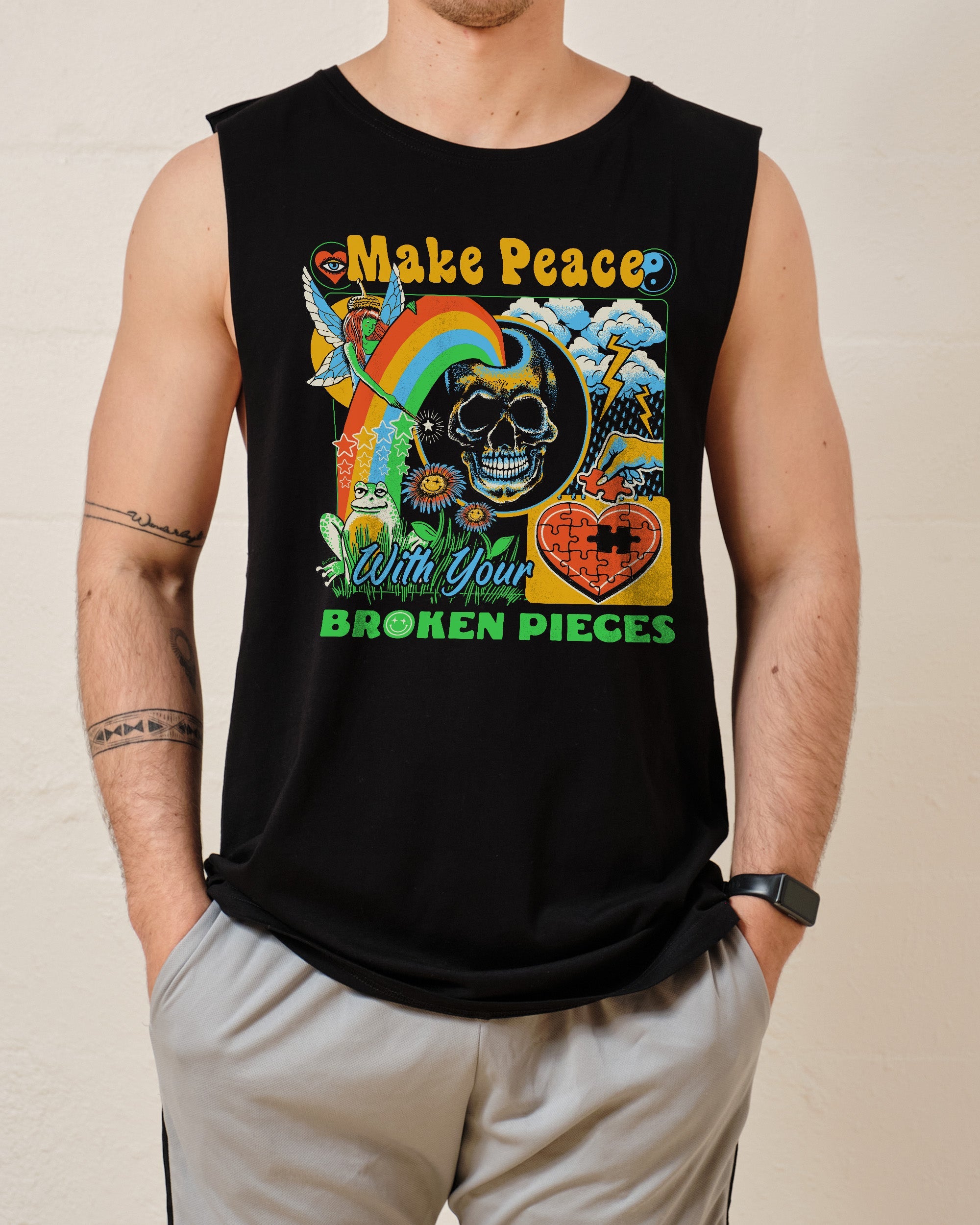 Make Peace Tank Australia Online Black