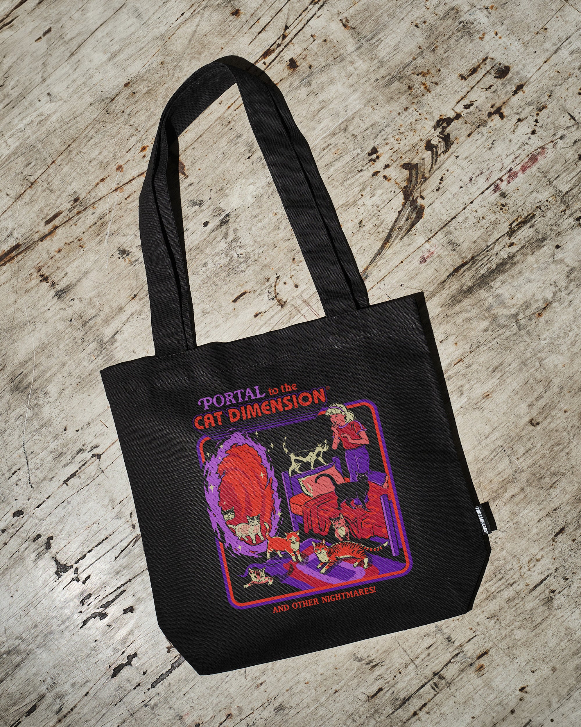 The Cat Dimension Tote Bag