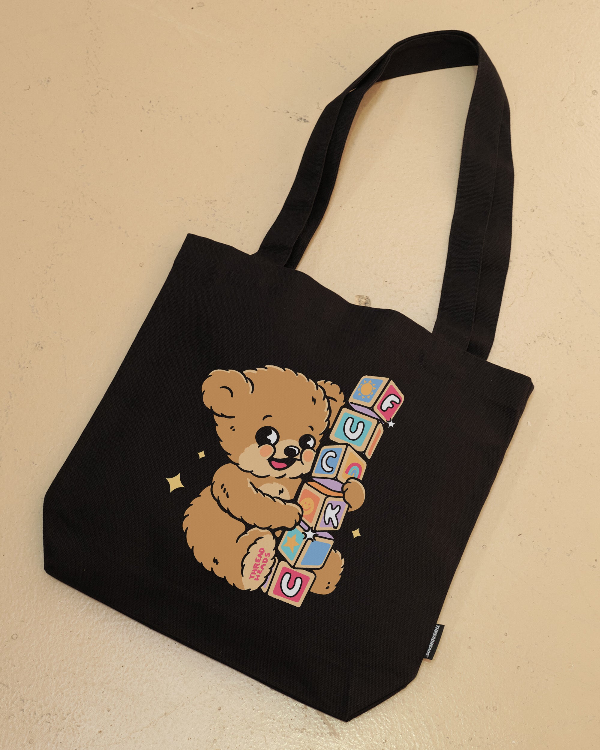 Spell It Out Teddy Tote Bag